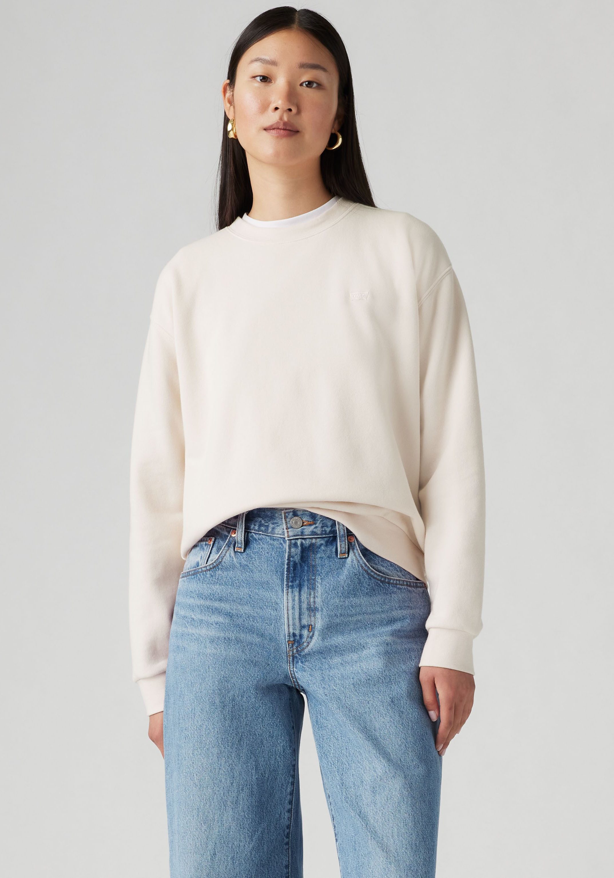 Levi's® Sweatshirt EVERYDAY CREW SWEATSHIRT mit kleinem Logo auf der Brust