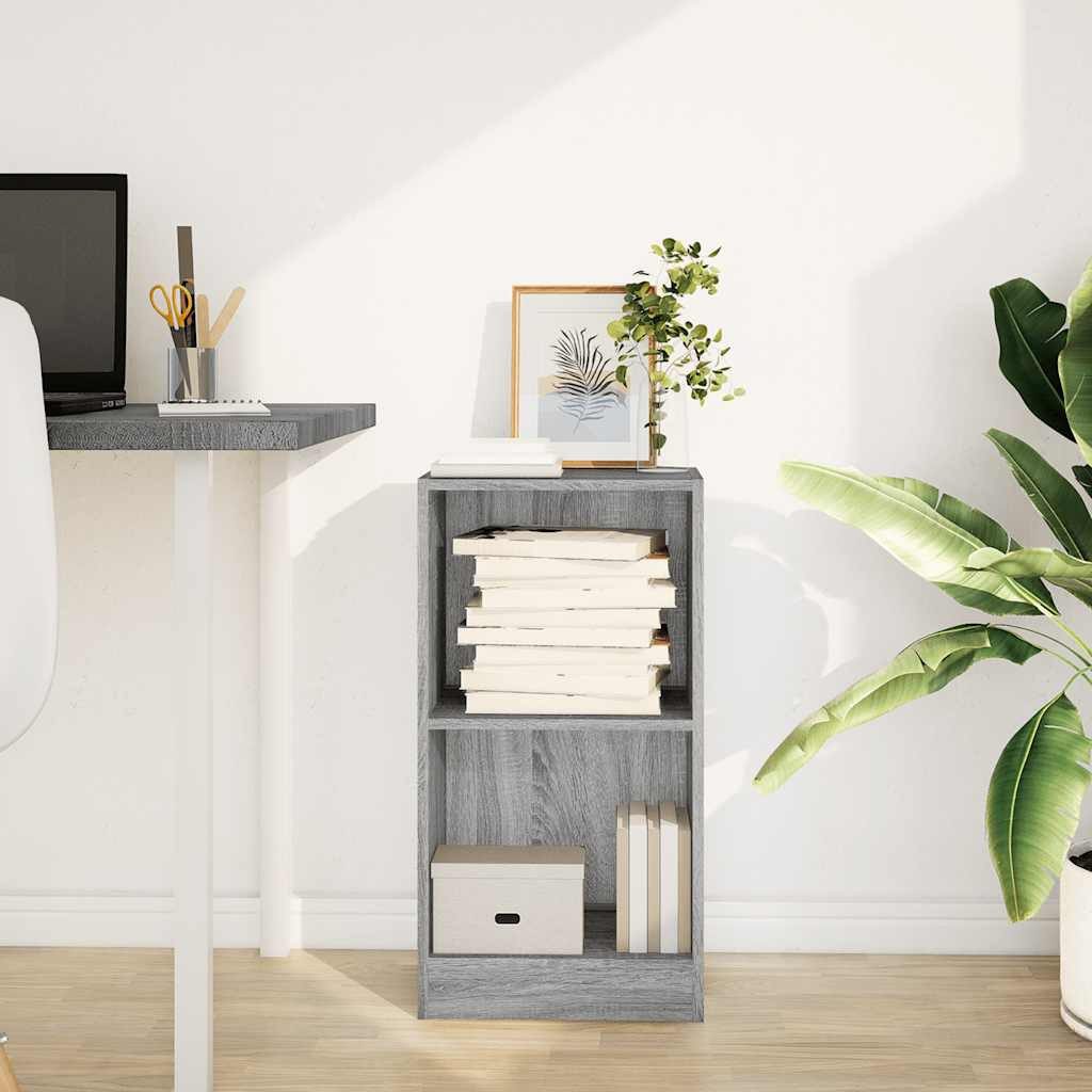 vidaXL Bücherregal Bücherregal Grau Sonoma 40x24x76 cm Holzwerkstoff, 1-tlg günstig online kaufen