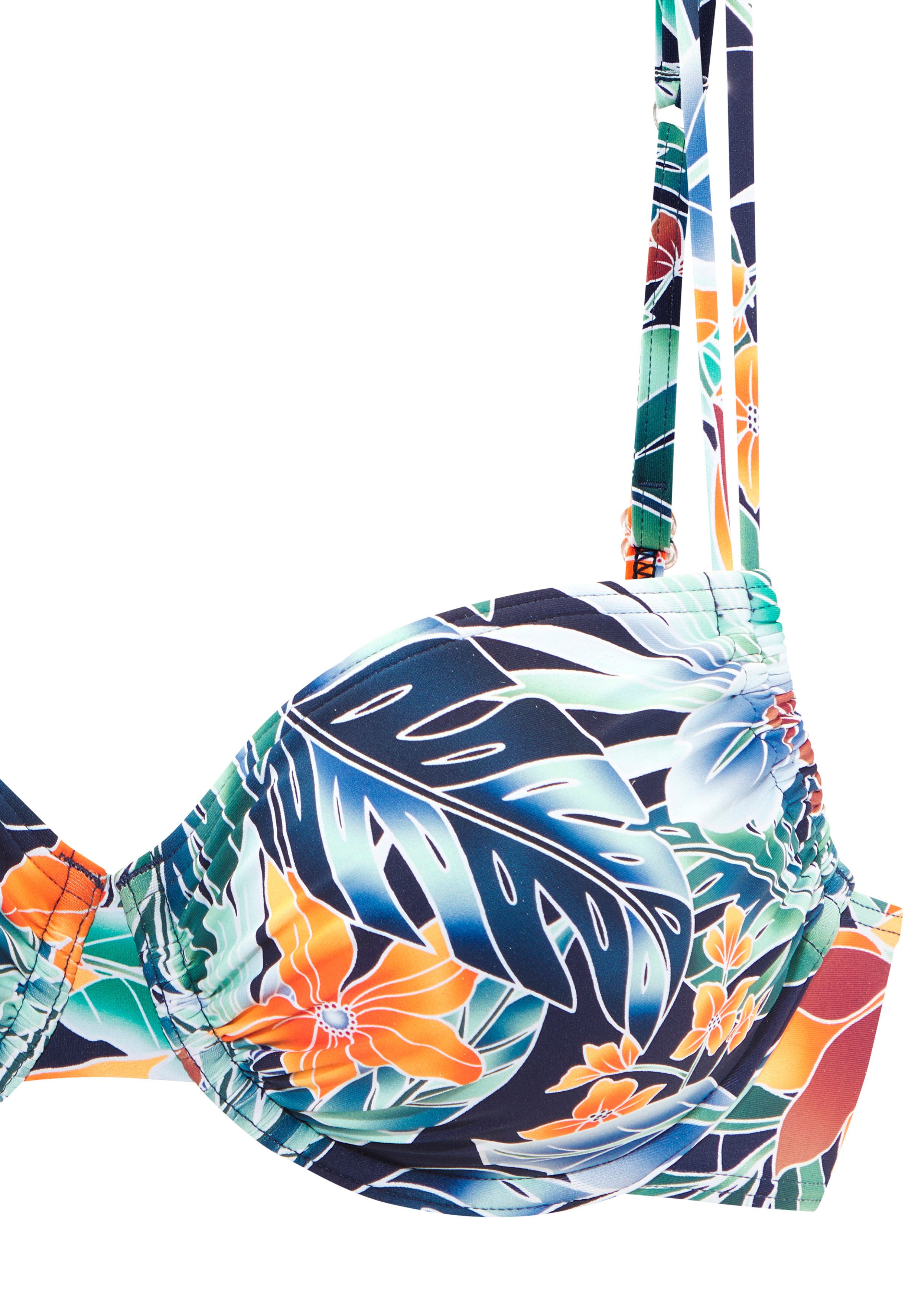Sunseeker Bügel-Bikini-Top Elife, Tropischer Print
