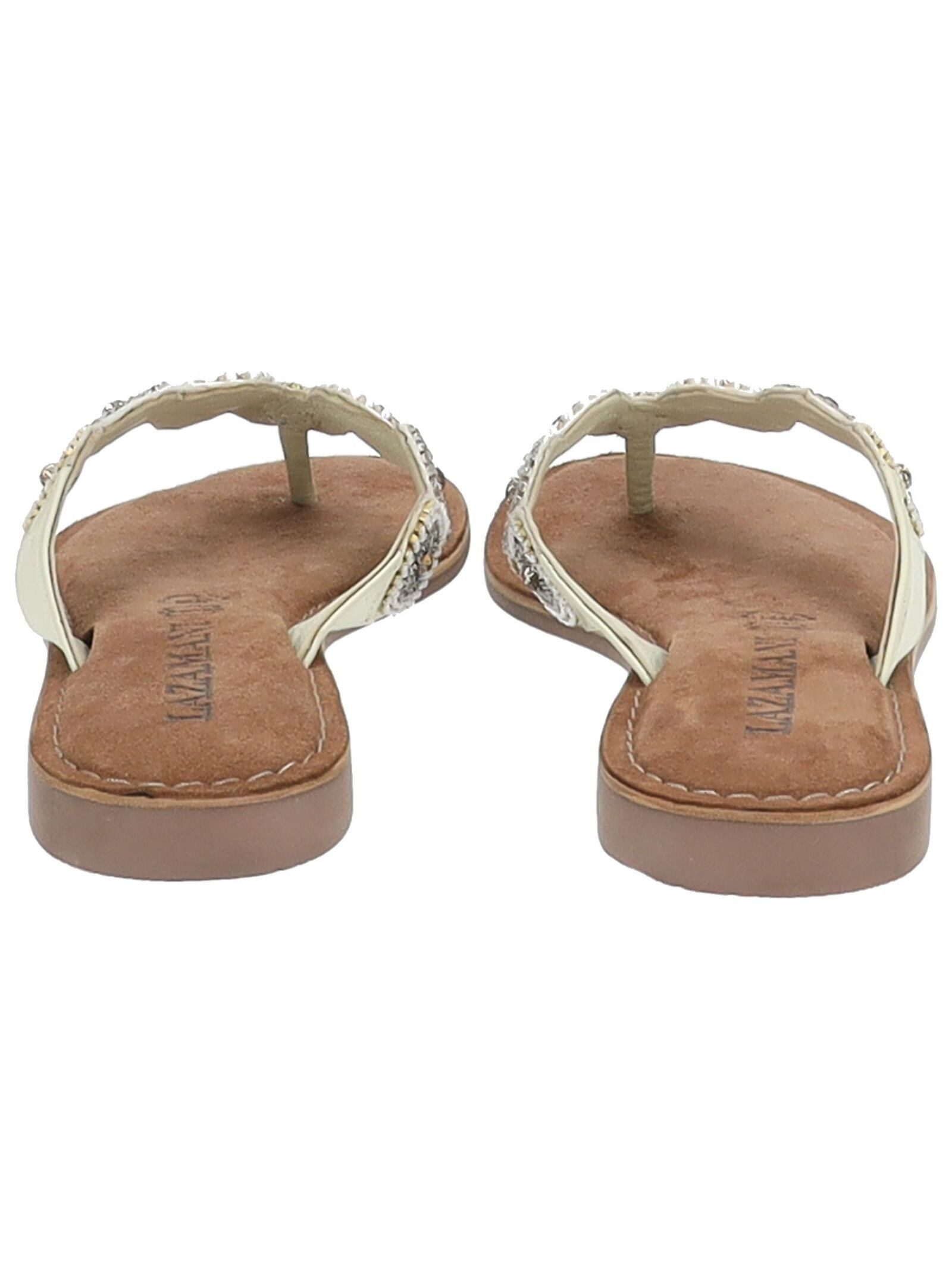 Lazamani Lazamani Sandalen Leder/Textil Zehentrenner