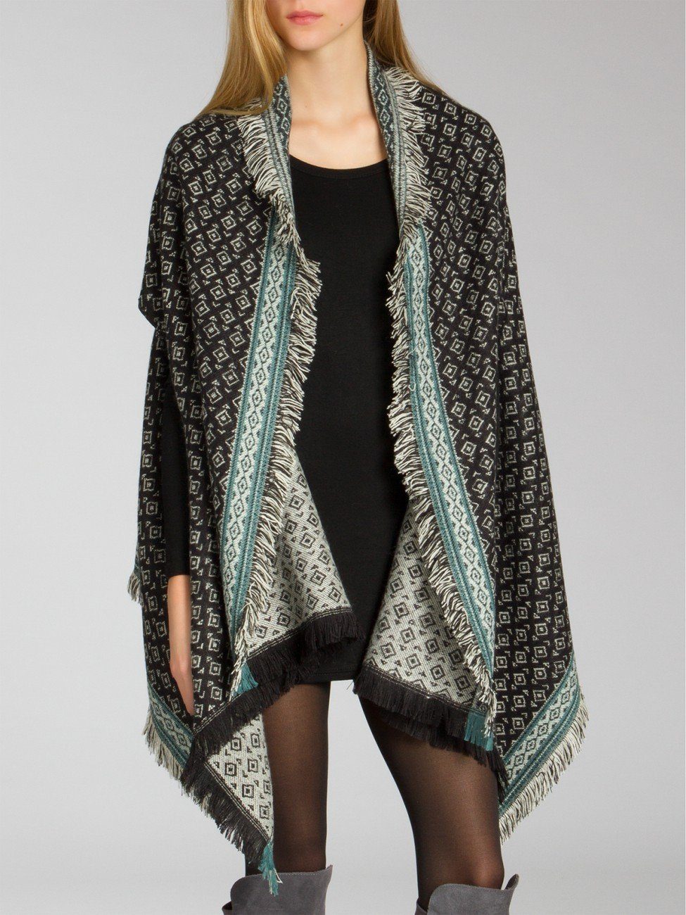 Caspar Poncho Caspar PON031 Damen Poncho