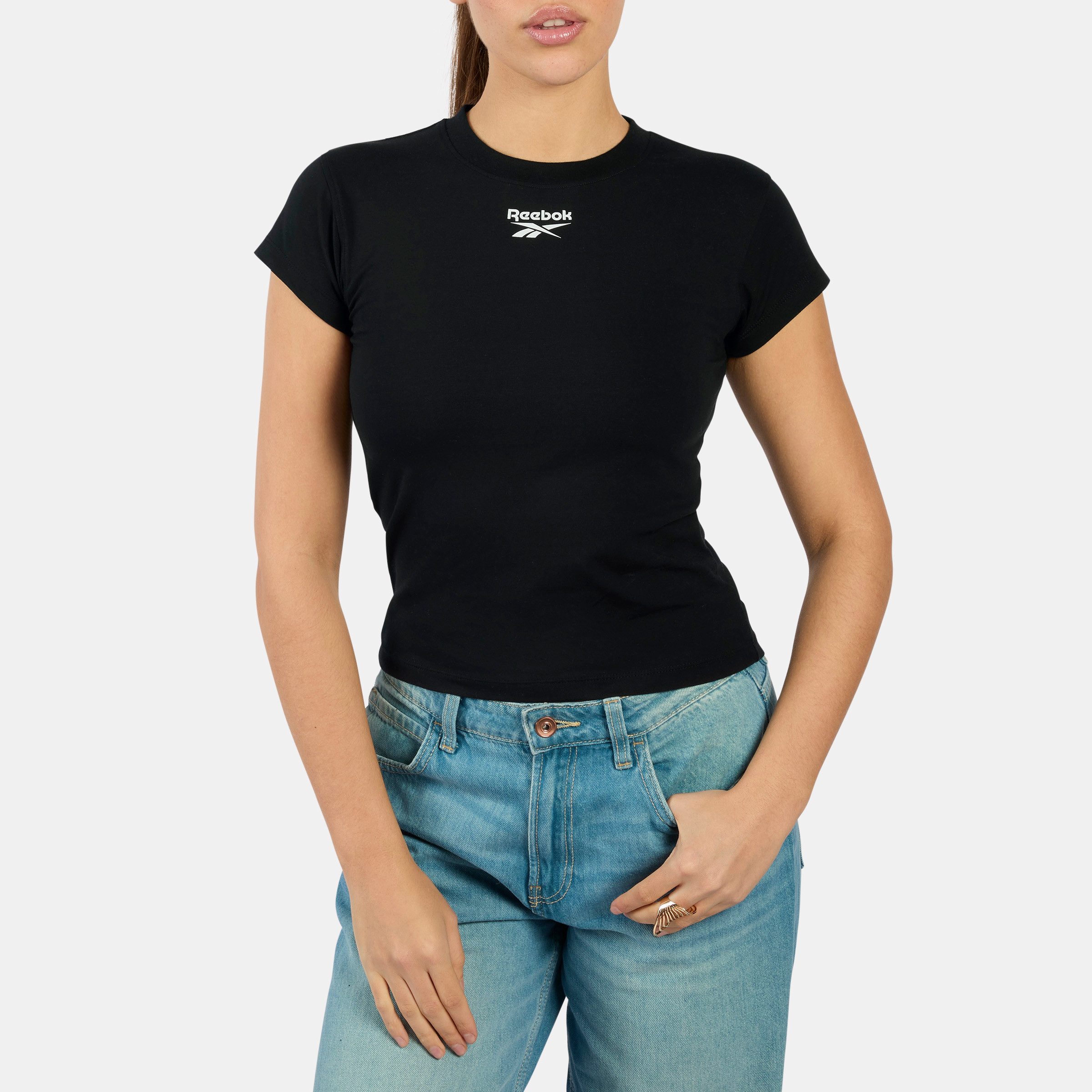 Reebok T-Shirt ID CAP SLEEVE T-SHIRT mit sportlicher Ausrichtung, bequemer Schnitt