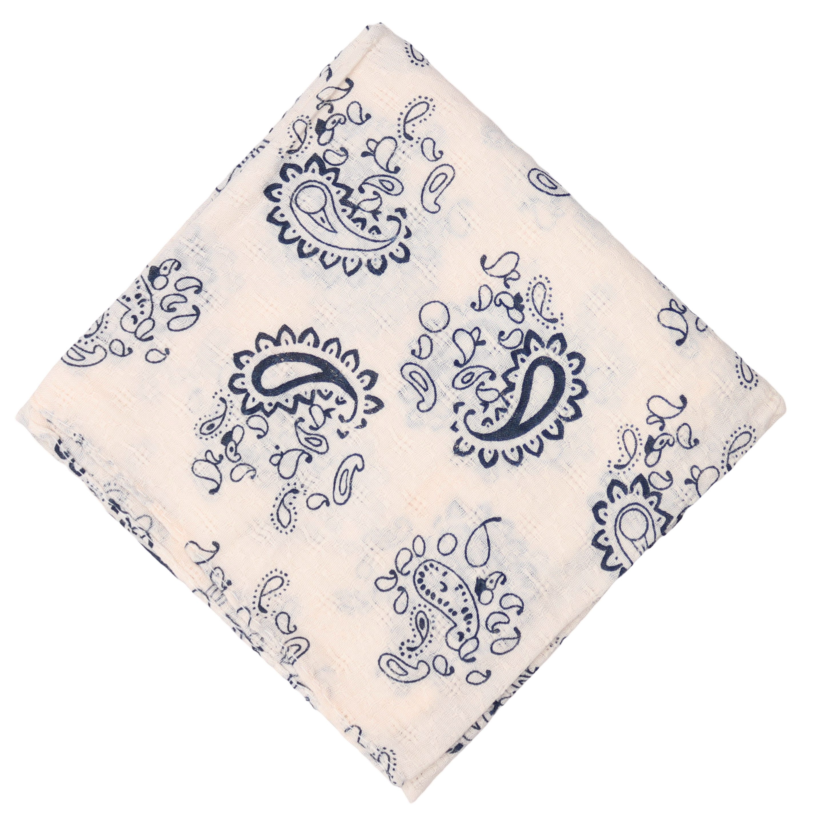 MIRROSI Nickituch ierecktuch ca. 60 × 60 cm, wunderschönes Paisley-Muster, Damen Halstuch ideal für Frühling, Sommer oder Herbst