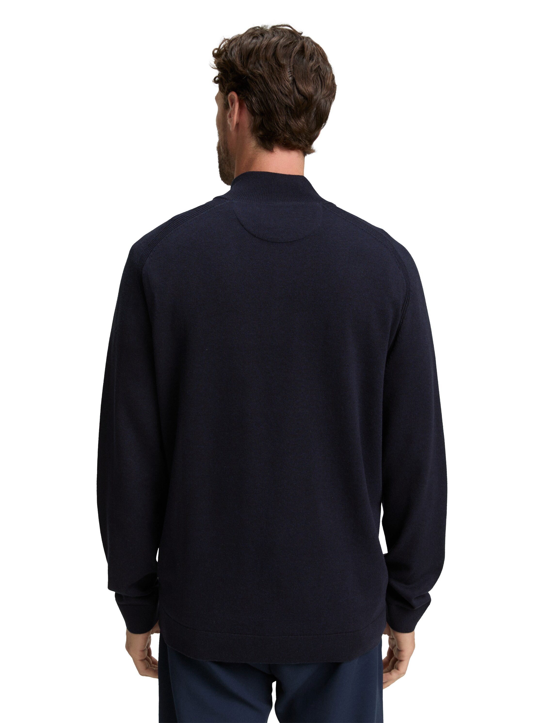 TOM TAILOR Troyer mit Logo Stickerei