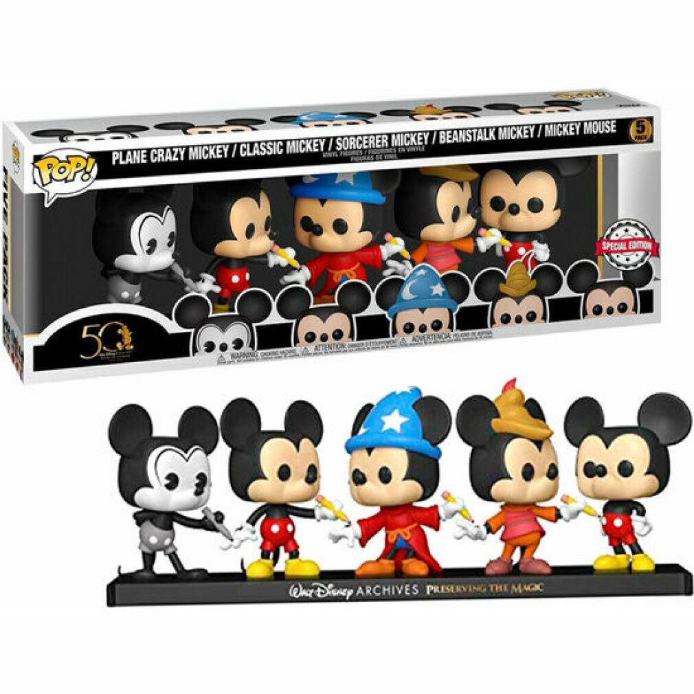 Funko Actionfigur POP Pack 5 Figuren Disney Archives Mickey Exklusiv