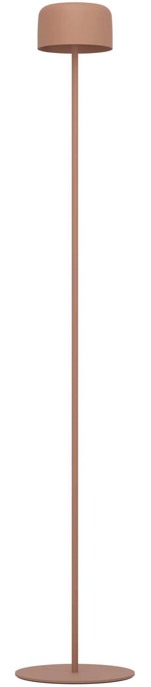 EGLO Stehlampe ROCCANOVA-L Stehlampe - Stahl - SOLAR-LED - 2,8W - IP44, Dimmfunktion, USB-Anschluss mit Ladefunktion, mehrere Helligkeitsstufen, LED fest integriert, Warmweiß, Standleuchte, Leselampe, Wohzimmer, Schlafzimmer, H120 x Ø13,5 cm