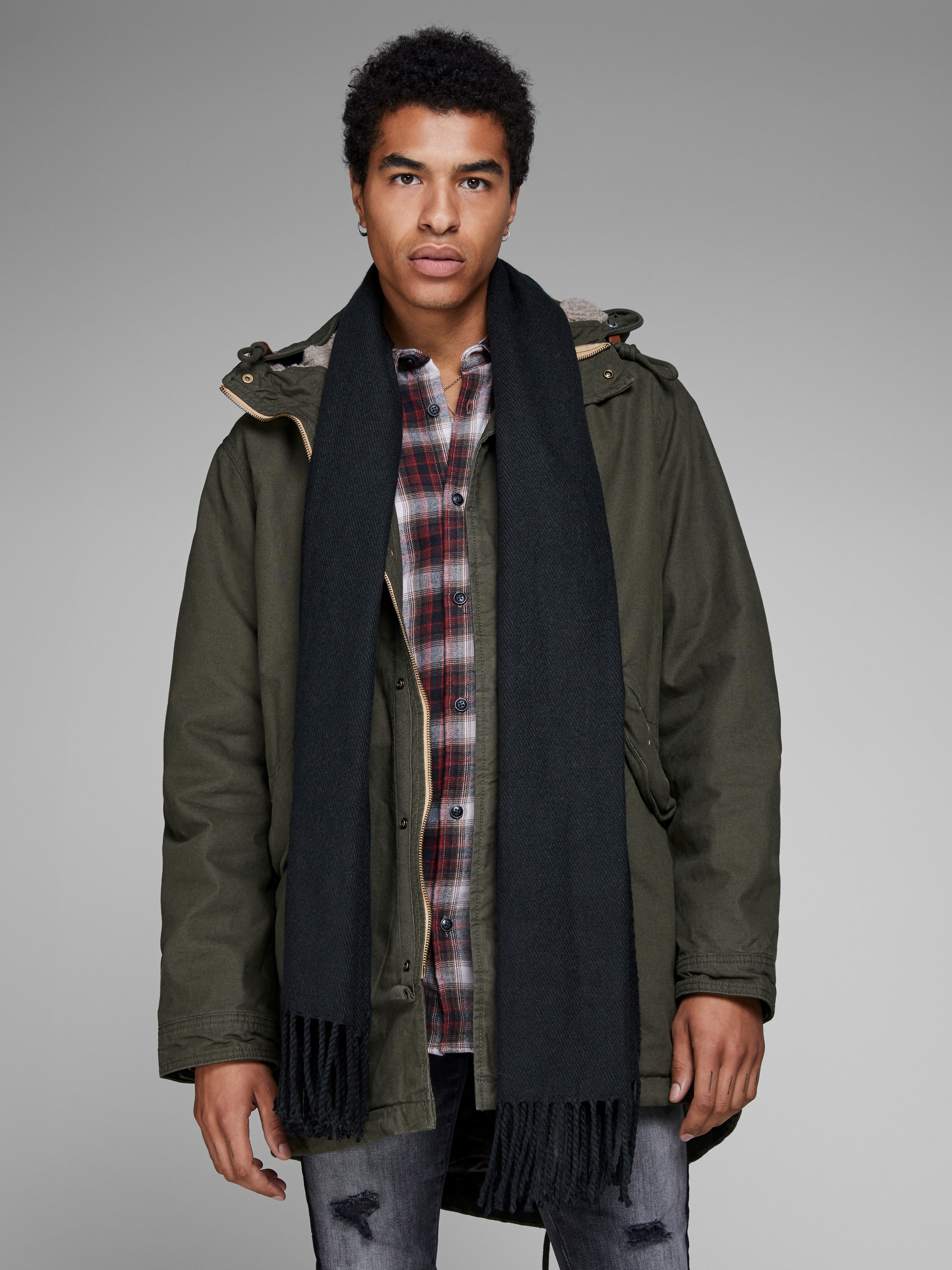 Jack & Jones Strickschal JACSOLID WOVEN SCARF NOOS günstig online kaufen