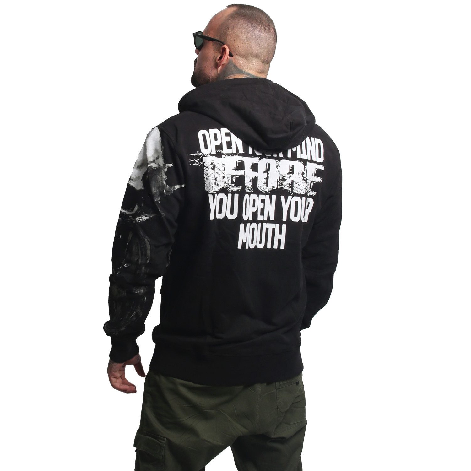 YAKUZA Kapuzensweatjacke Mouth mit Double Layer günstig online kaufen