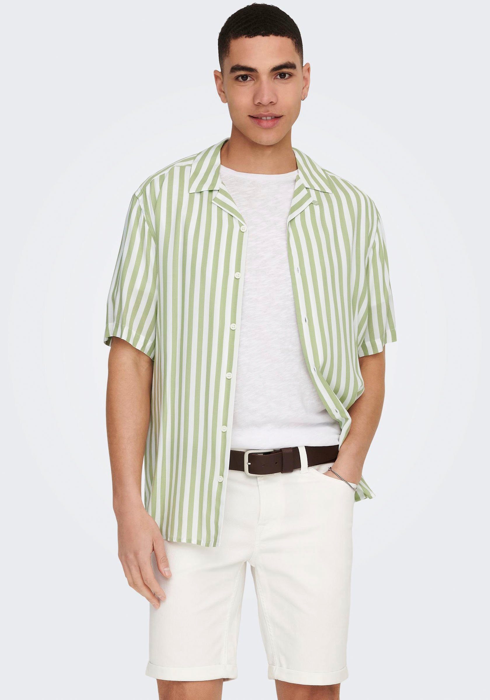 ONLY & SONS Kurzarmhemd ONSWAYNE LIFE günstig online kaufen