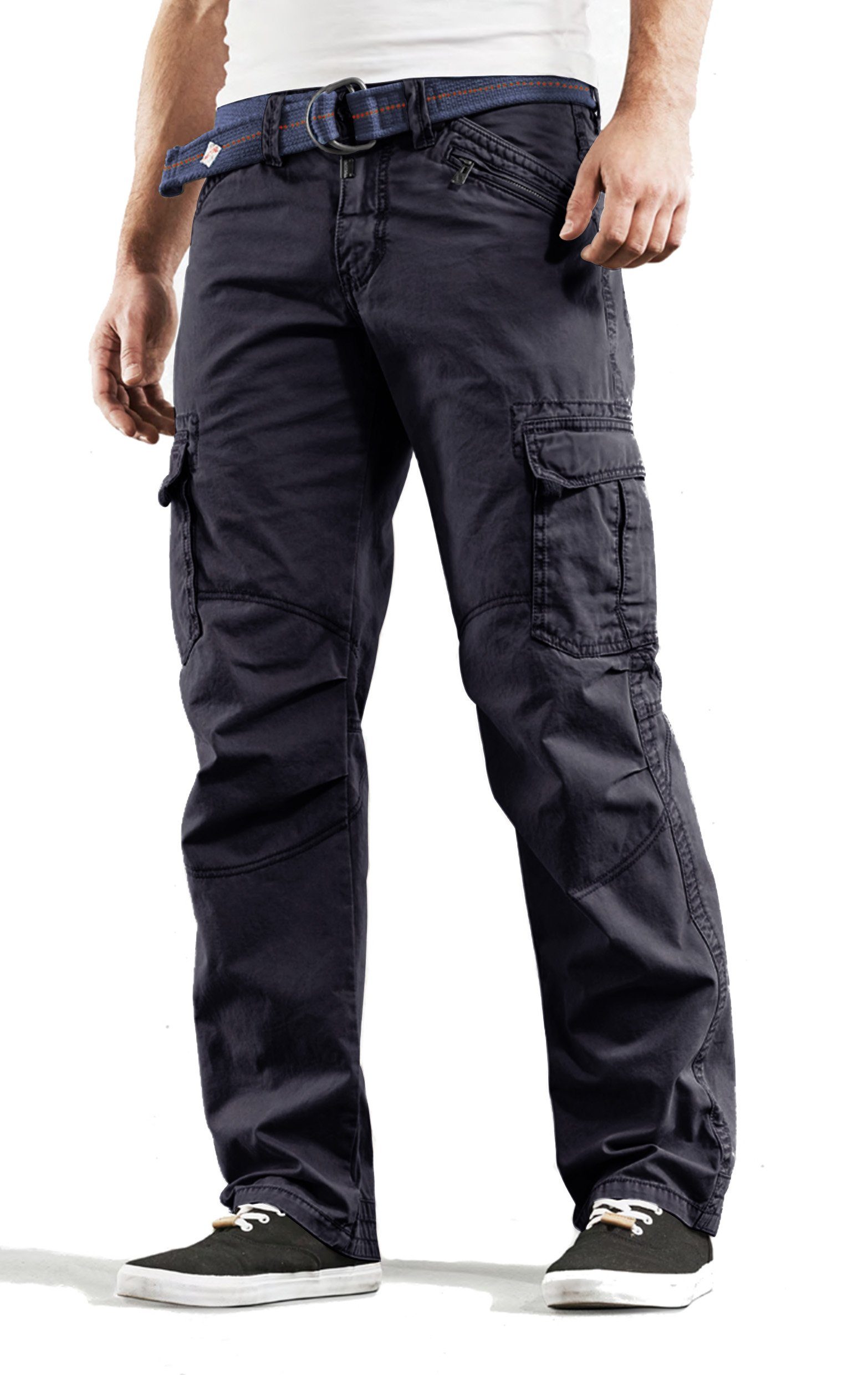 TIMEZONE Cargohose Loose BenitoTZ Herrencargohose 100% Baumwolle