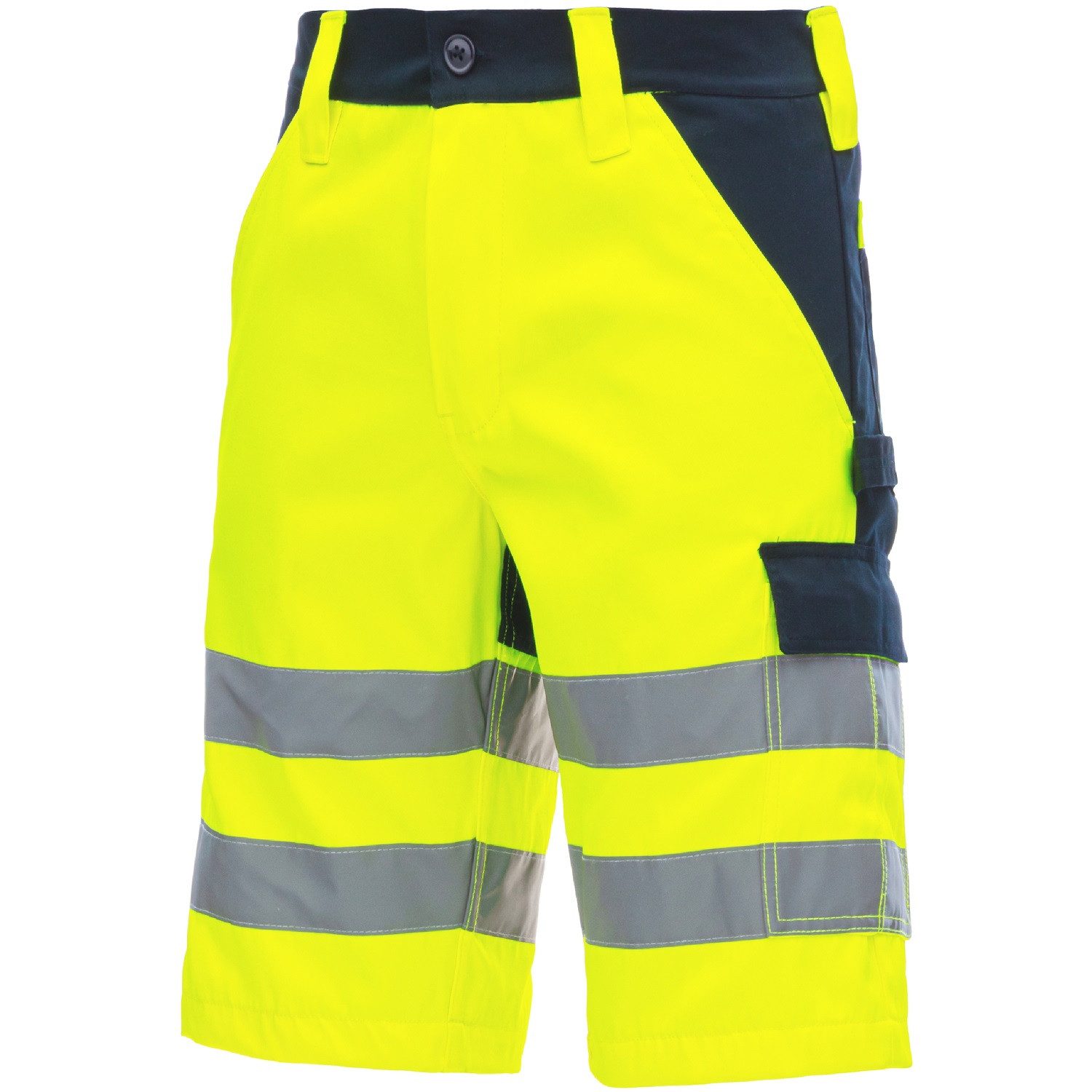 Nitras Arbeitshose Warnschutz Shorts "MOTION TEX VIZ"