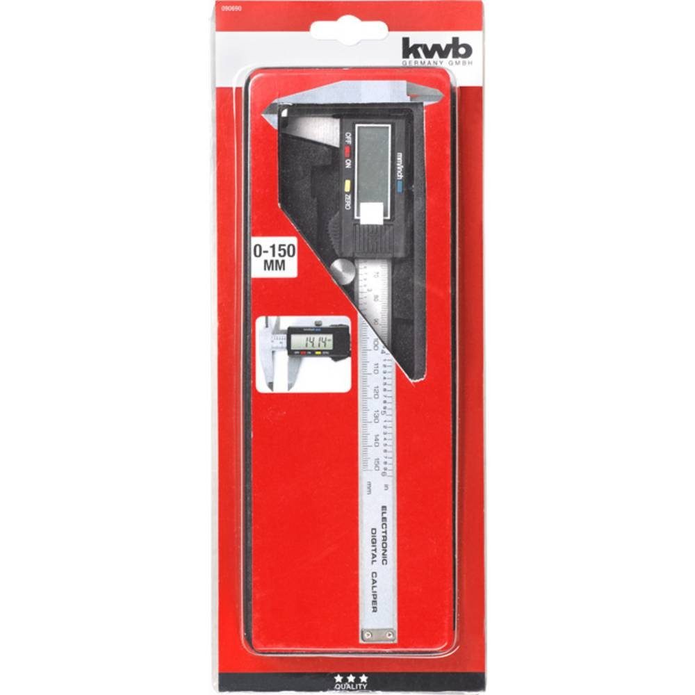 kwb Messschieber Digitalschieblehre, 150 mm 090690