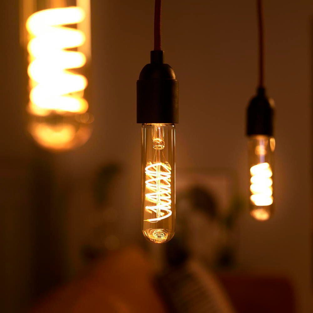 Philips LED-Leuchtmittel LED Lampe Röhrenform 25W, gold, E27 Lumen, T32, warmweiß, 250 warmweiss n.v, ersetzt