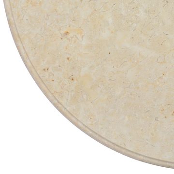 furnicato Tischplatte Creme Ø60x2,5 cm Marmor