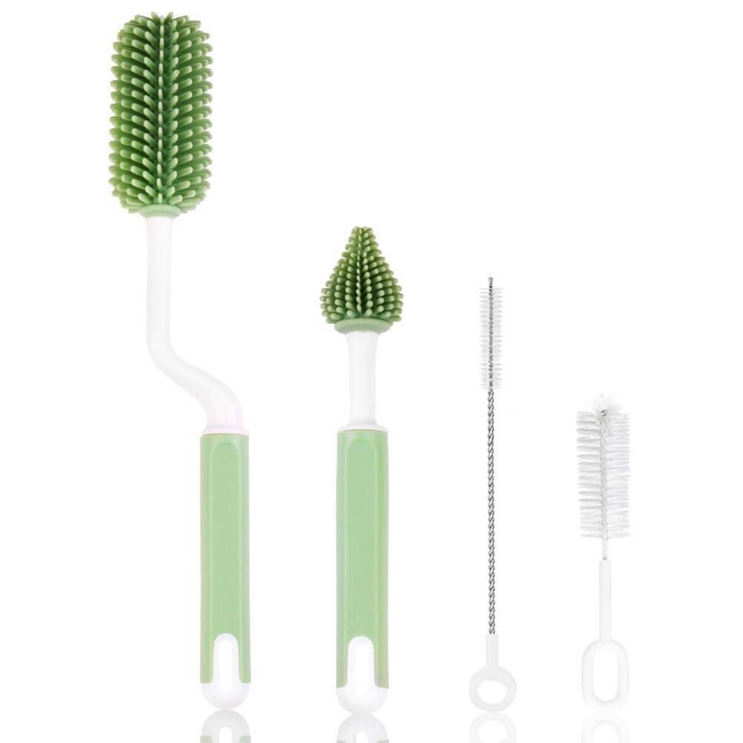LuxusKollektion Reinigungsbürsten-Set Baby Flaschenbürsten Set 4er Set, (4-tlg)