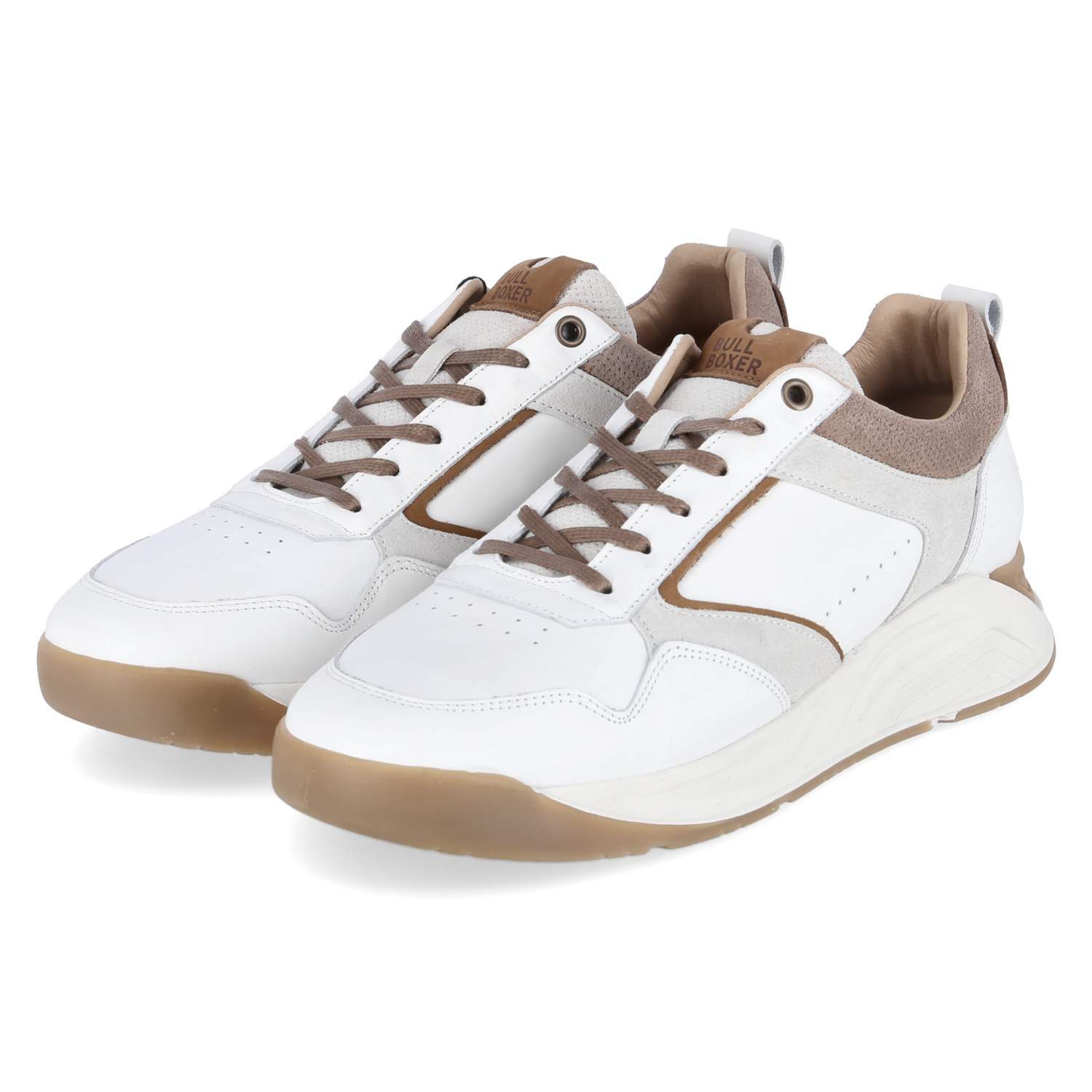 Bullboxer Bullboxer 7CI0100102 1134 Herren Leder white Schnürschuh