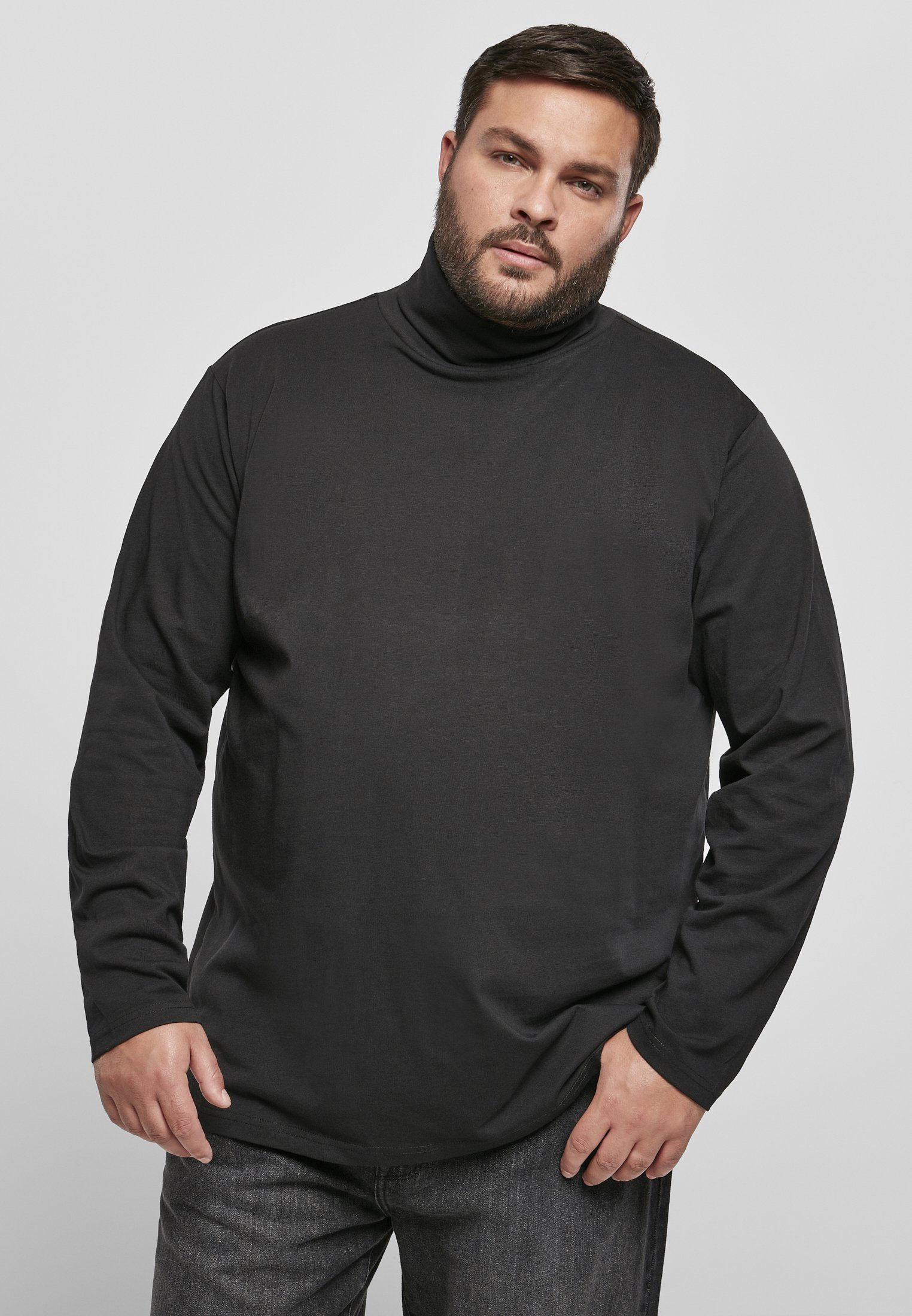 URBAN CLASSICS Langarmshirt LS Männer Turtle (1-tlg) Neck