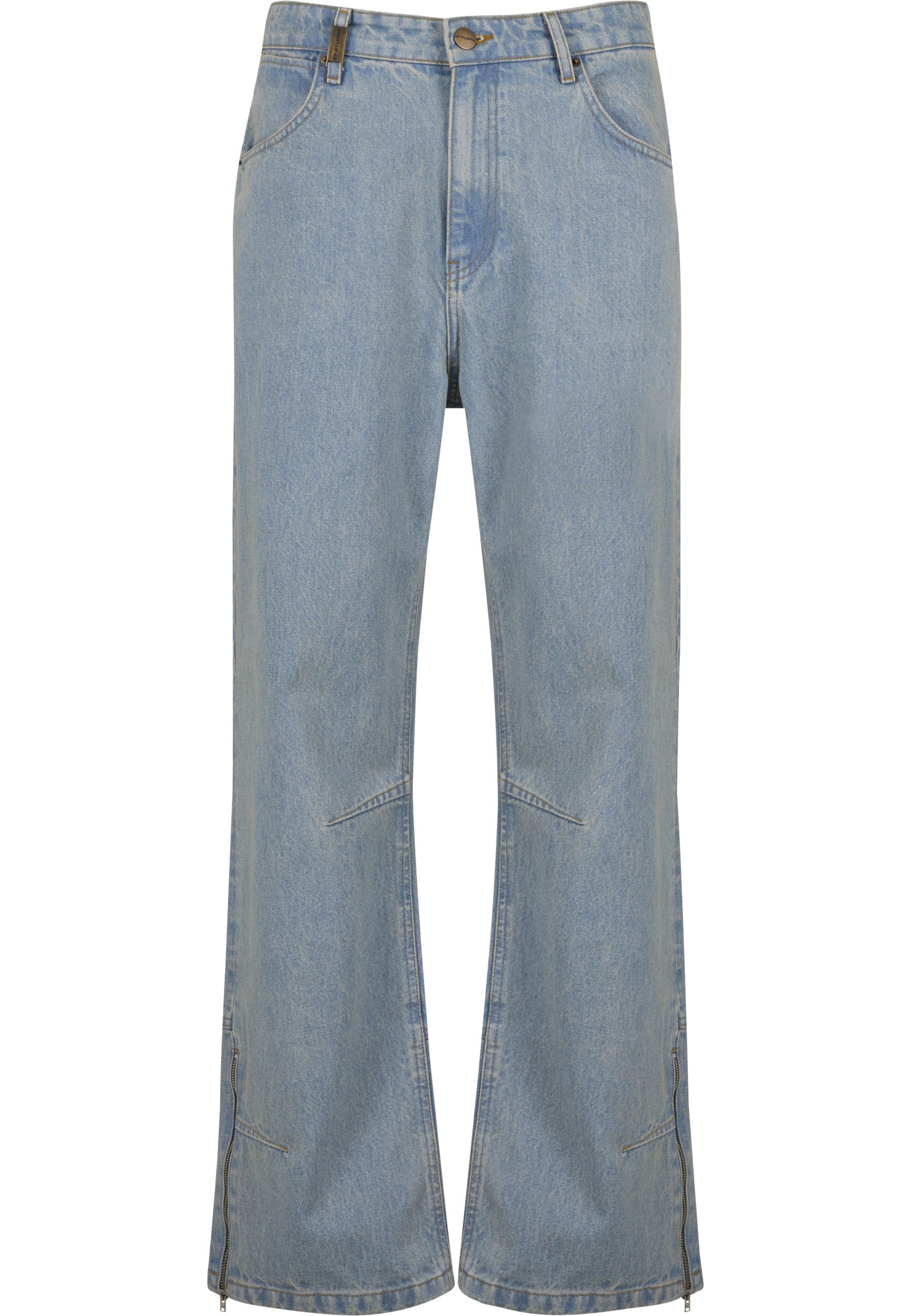 2Y Studios Bequeme Jeans 2Y Studios Neal Zipper Baggy Jeans