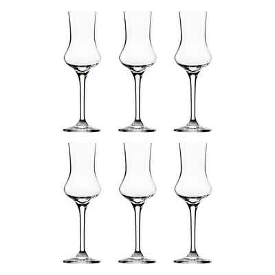 ich-zapfe Schnapsglas Grappagläser 6er-Set Grappa, 90 ml