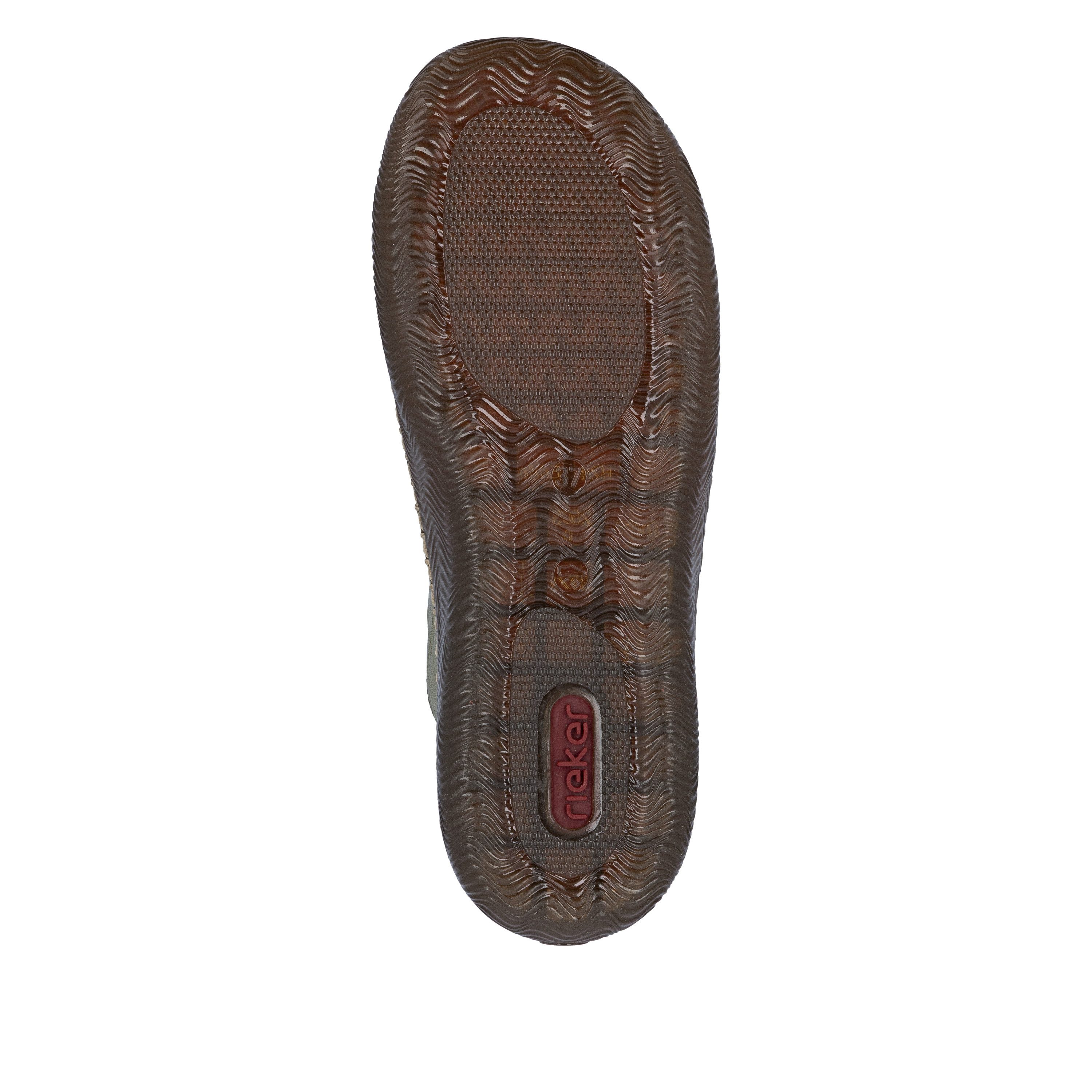 Rieker Sneaker Casual-Sneaker, Halbschuh, Schnürschuh mit Ziernaht