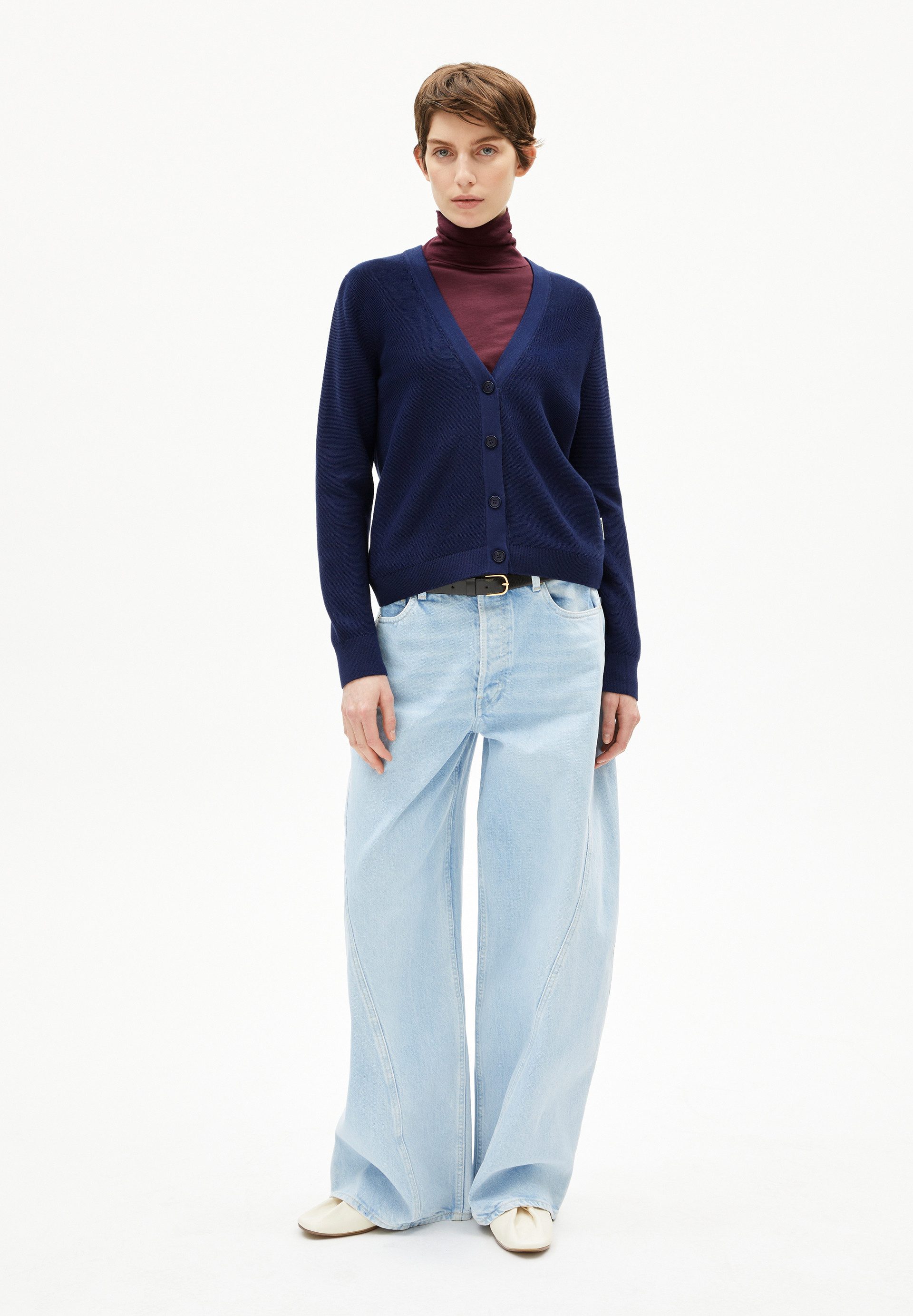 Armedangels Cardigan MENAAL LINKS LINKS Strickjacke aus Bio-Baumwolle (Regu günstig online kaufen