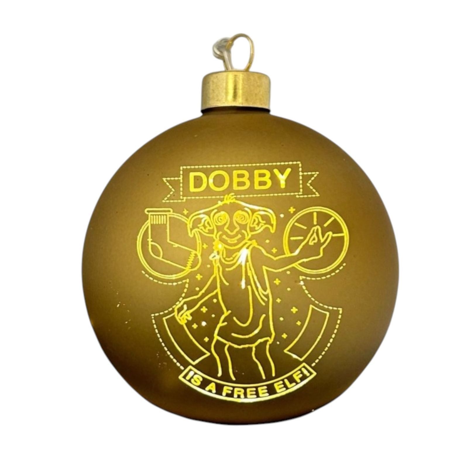 Disney LED Dekolicht Harry Potter Weihnachtskugel Dobby 10cm beleuchtet Weihnachtsschmuck, LED fest integriert