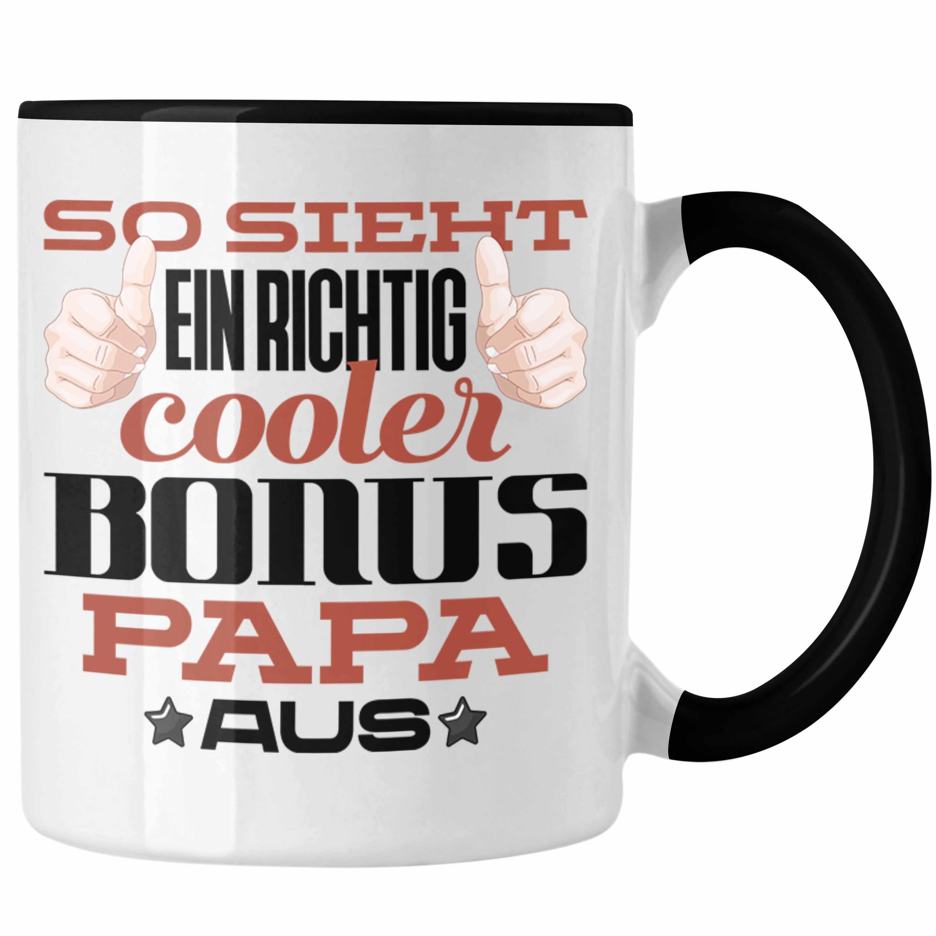 Trendation Tasse Stiefvater Tasse Geschenk Stiefpapa Lustiger Spruch