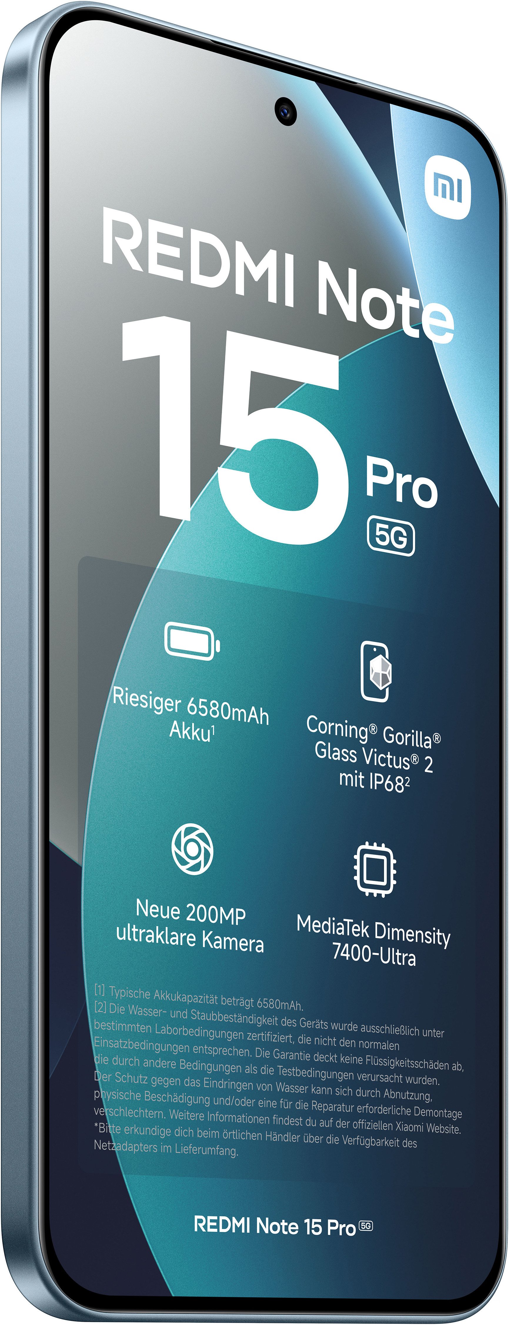 Xiaomi Redmi Note 15 Pro 5G 8+256 Smartphone (17,34 cm/6,83 Zoll, 256 GB Speicherplatz, 200 MP Kamera)