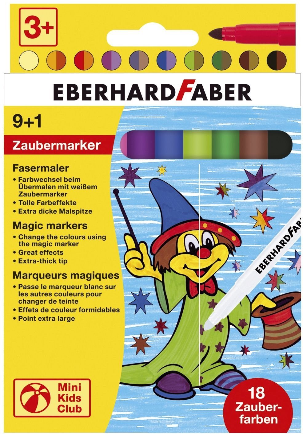 Eberhard Faber Faserstift EBERHARD FABER Colori Filzstifte farbsortiert
