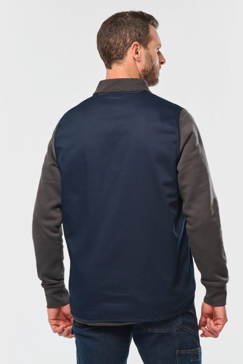 WK. Designed To Work Arbeitsweste Unisex-Weste aus Baumwollpolyester mit mehreren Taschen