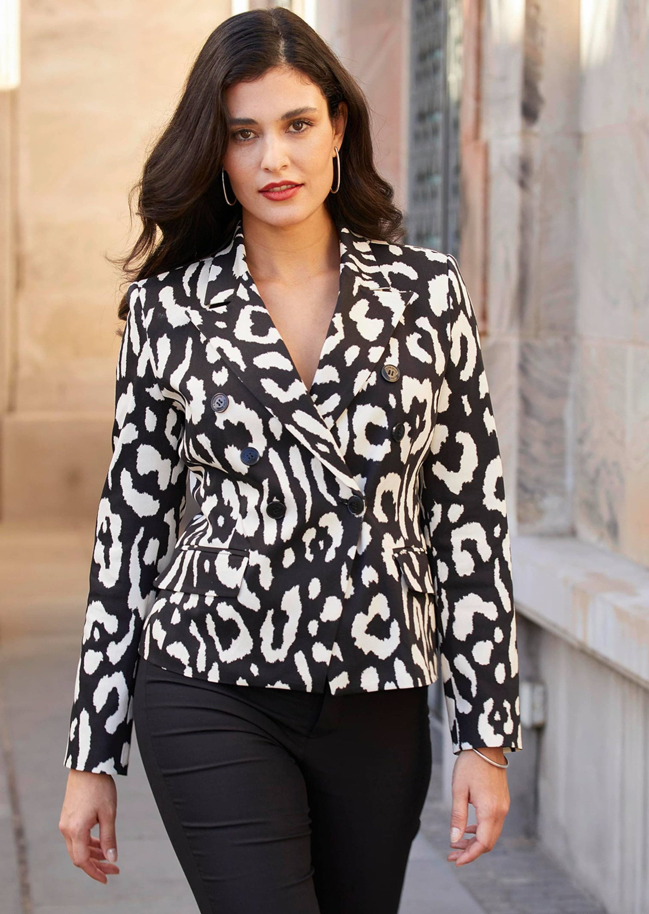 Kurzblazer Kurzblazer im Animal-Look