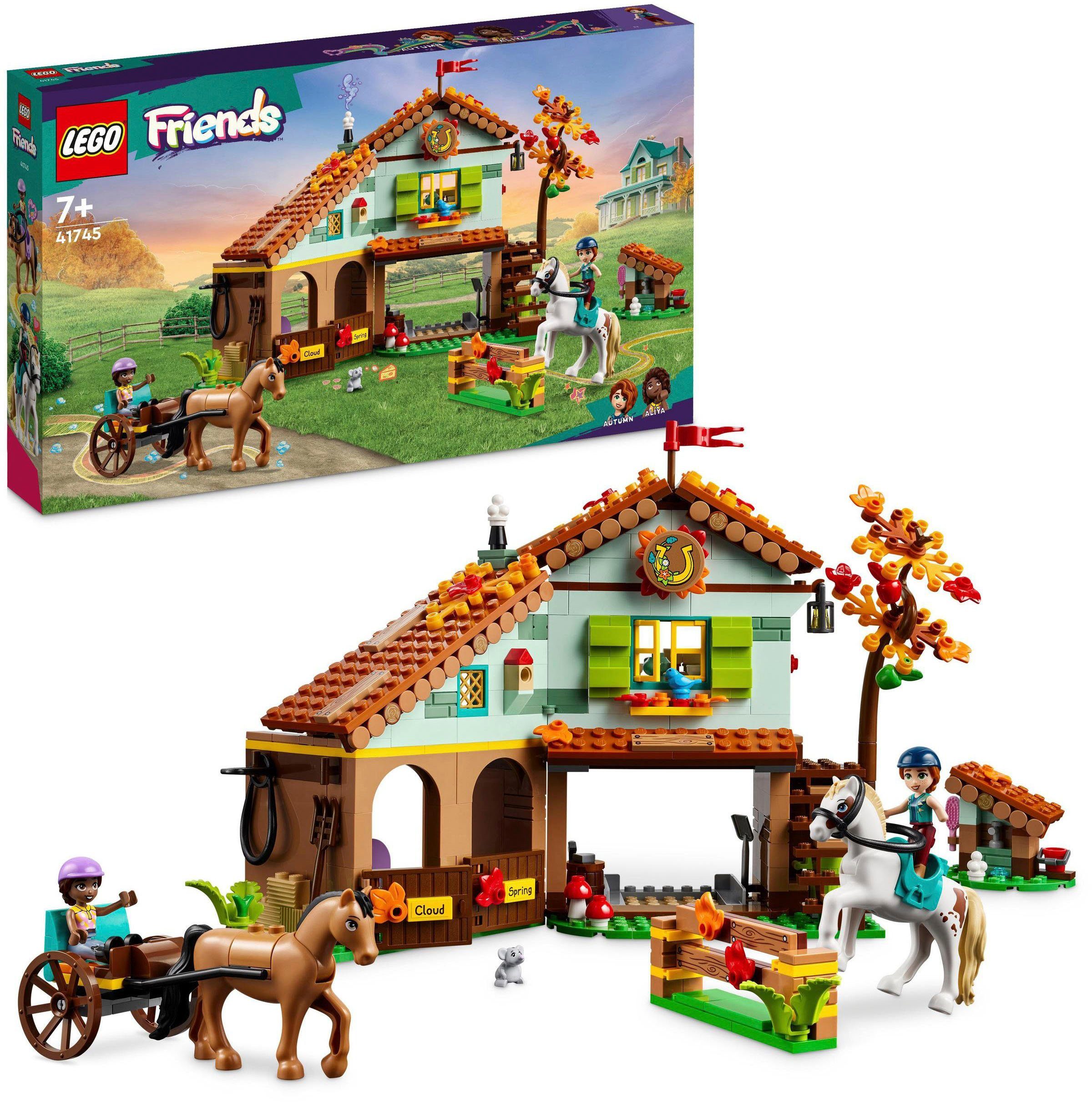 LEGO® Konstruktionsspielsteine Autumns Reitstall (41745), LEGO® Friends, (545 St), Made in Europe