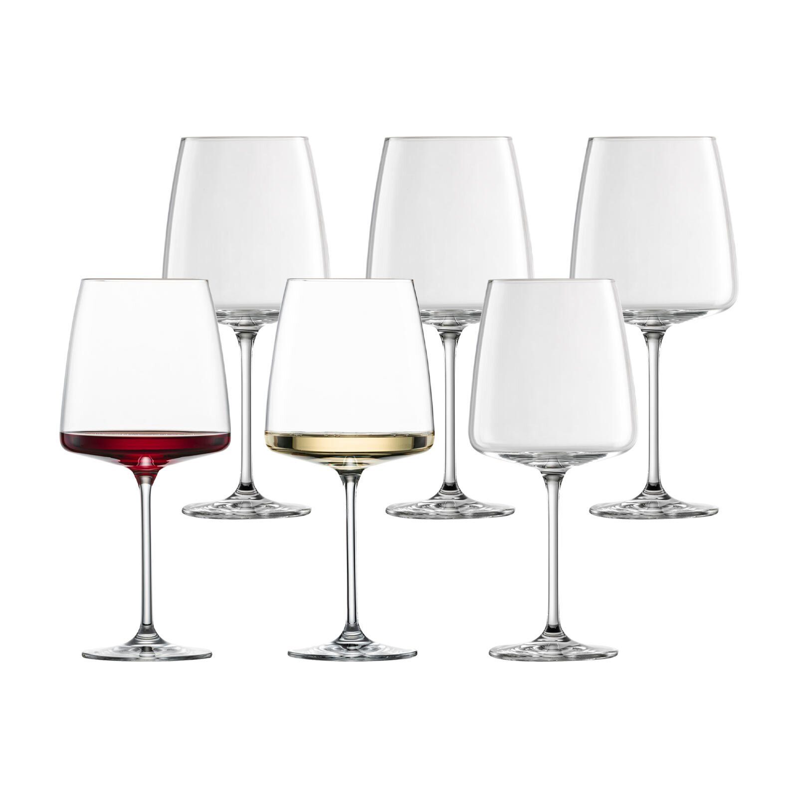 Zwiesel Glas Weinglas Vivid Senses Weingläser 710 ml 6er Set, Glas