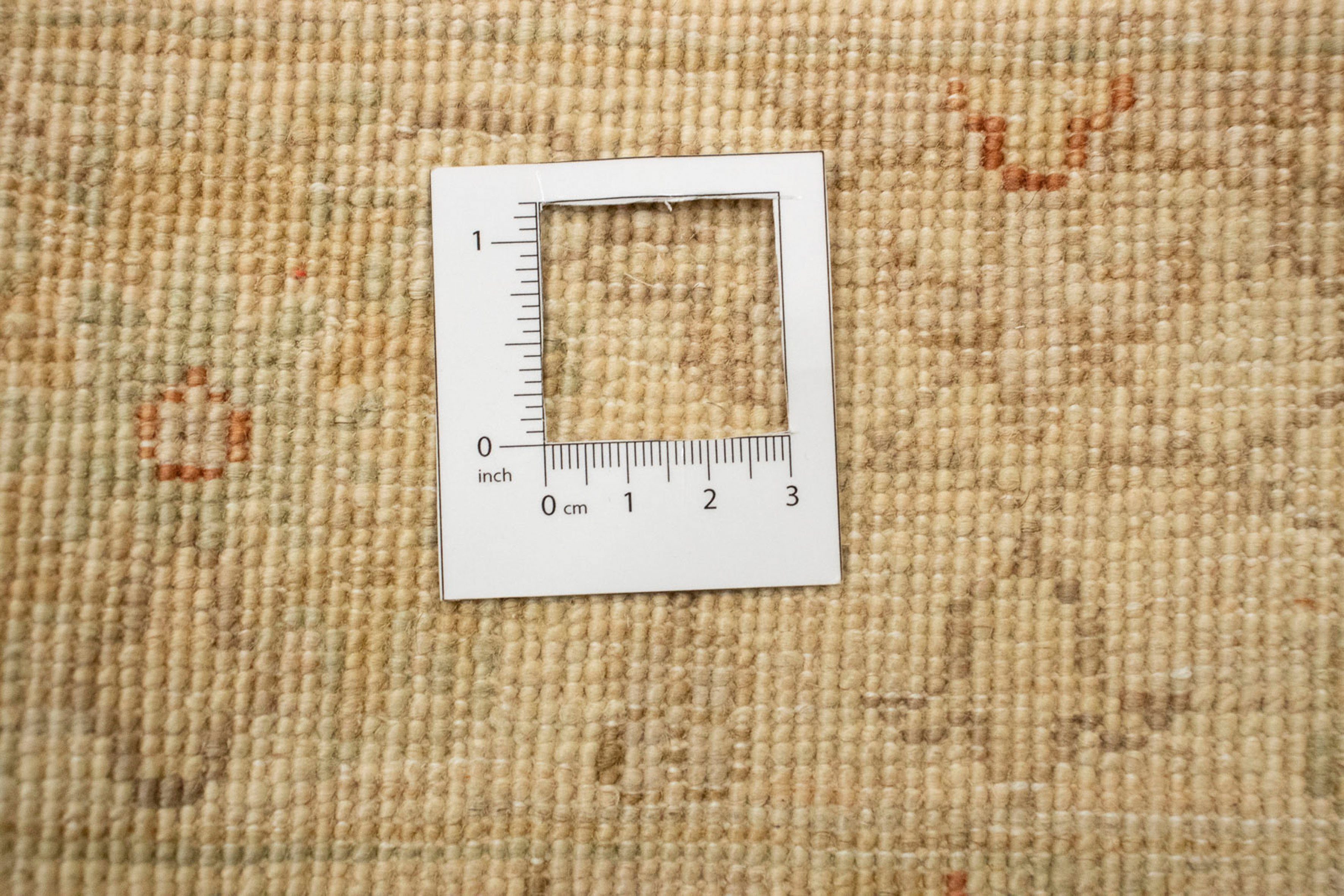 Orientteppich Ziegler Handgeknüpft, morgenland, 60 cm Zertifikat 90 Höhe: - 6 mit rechteckig, Wohnzimmer, beige, Einzelstück - mm, x