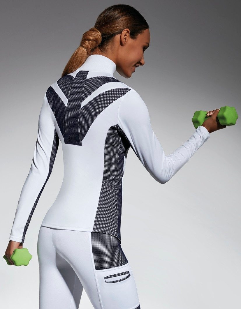 Bas Bleu Laufjacke Sport Jacke, Langarm günstig online kaufen