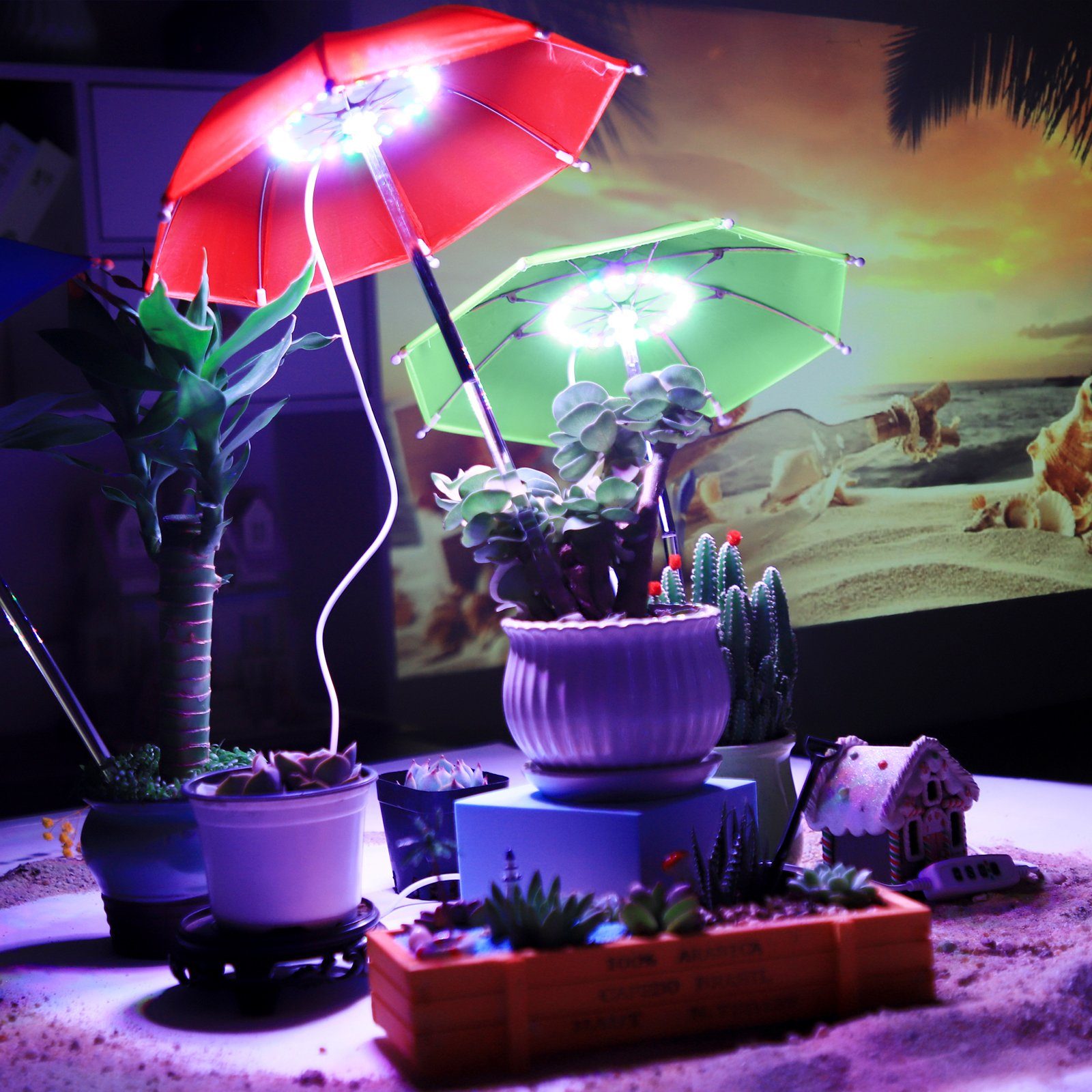 Rot mit 48 Pflanzenlampe 10-stufig Timer, 3/9/12 Laybasic Pflanzenlampe LED,Vollspektrum,für h Dimmbar Zimmerpflanzen,