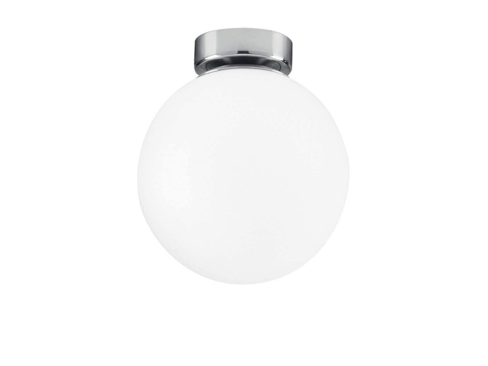 Luce Ambiente Design LED Deckenleuchte mit Glas-Kugel Lampenschirm, Ø 15cm, Dimmfunktion, LED wechselbar, Warmweiß, klein-e Kugel-Lampe mit Leuchmittel in 3 Stufen dimmbar über Schalter