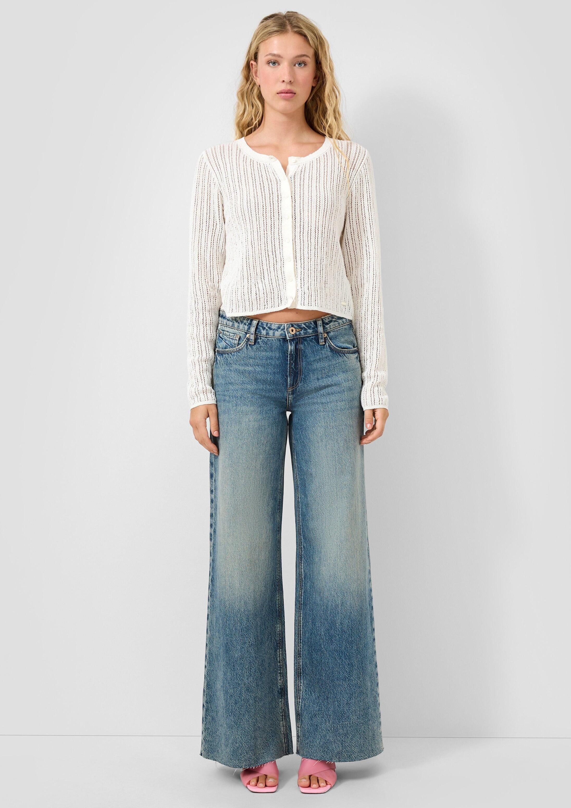 QS Weite Jeans Jeans-Hose CATIE Jeans Catie / Mid Rise / Wide Fit
