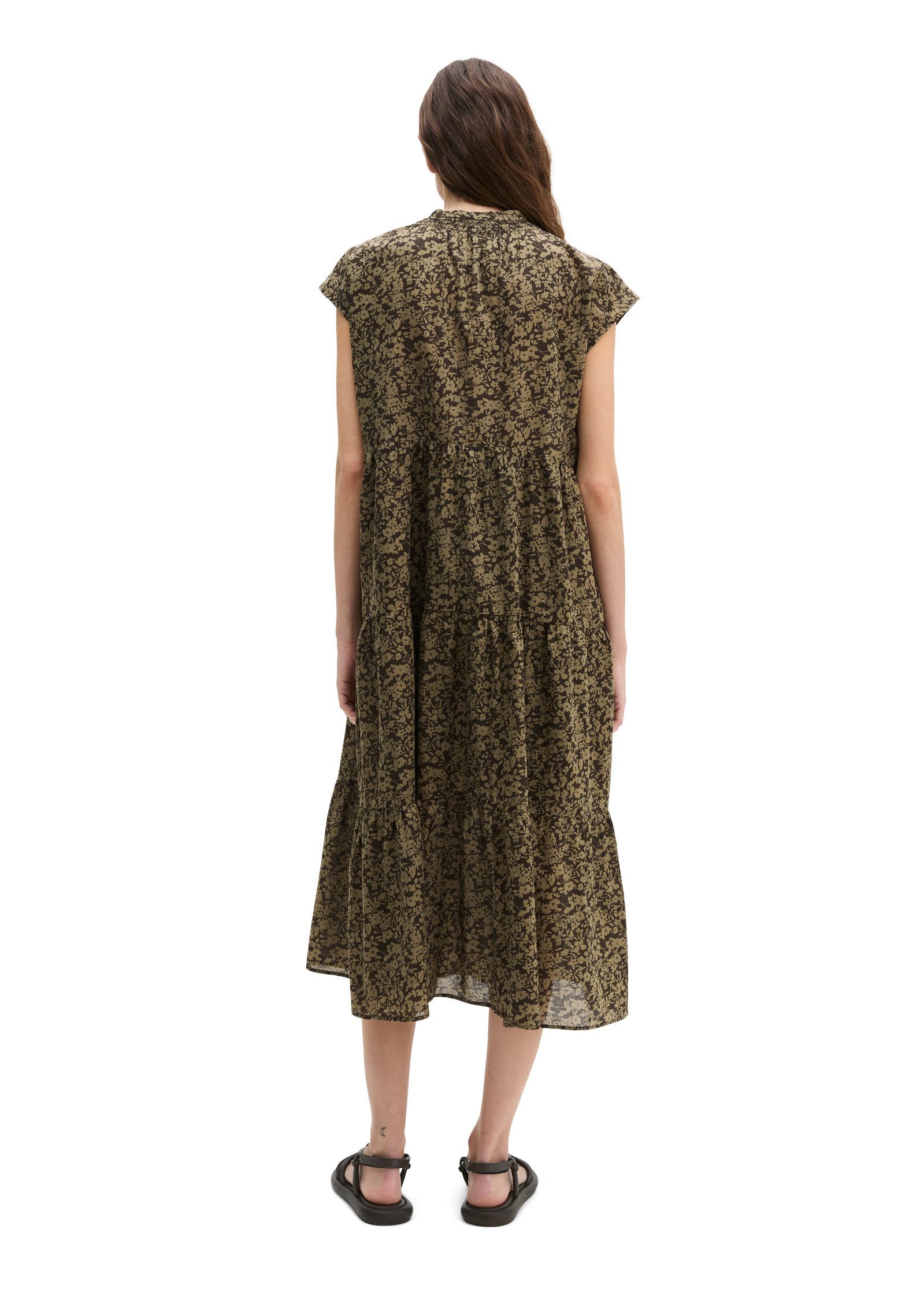 Marc O'Polo Midikleid aus weichem Baumwoll-Voile