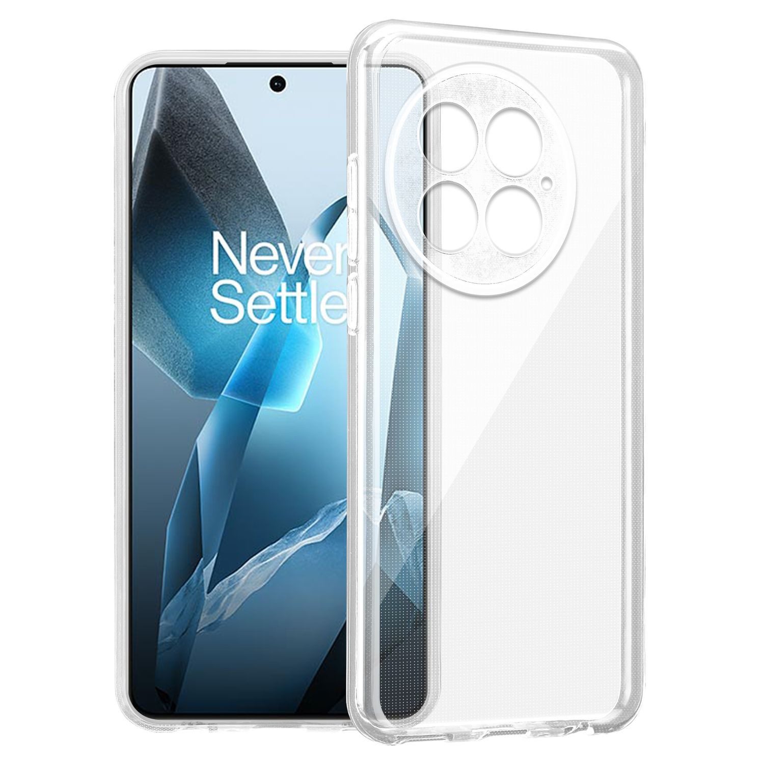 Cadorabo Handyhülle für OnePlus 13 Hülle OnePlus 13, Hülle TPU Silikon Handy Schutzhülle Slim Transparent Case Cover