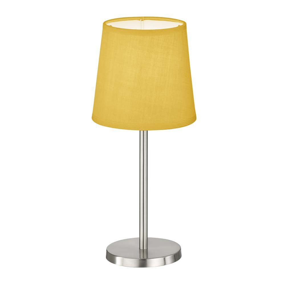 etc-shop Schreibtischlampe, Beistelllampe Tischleuchte Nachttischlampe Schreibtischlampe Gelb H 30