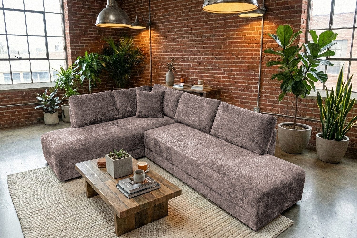 KAWOLA Schlafsofa SADIRA Ecksofa mit Schlaffunktion – Modern & Komfortabel, Eckcouch mit Stoffbezug – Bettsofa – Viel Platz, hoher Wohnkomfort