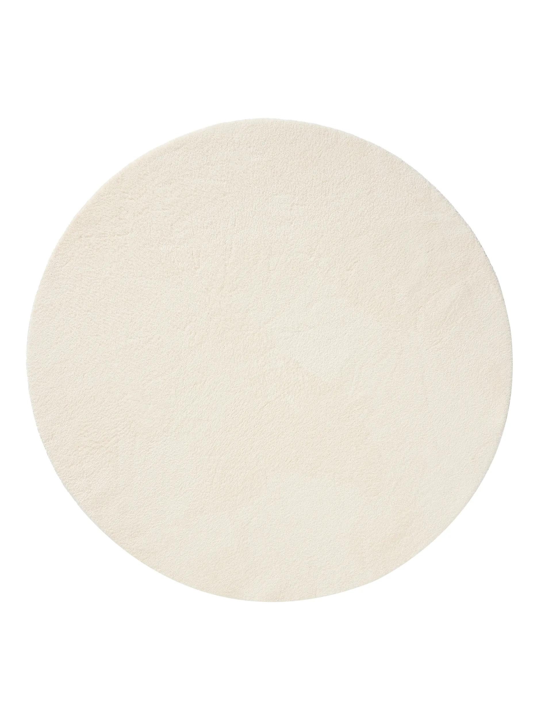 benuta Hochflor-Teppich Soda, rund, Höhe: 21 mm, Teppich Wohnzimmer, Schlafzimmer, Esszimmer, Flur, Kunstfaser, Cozy