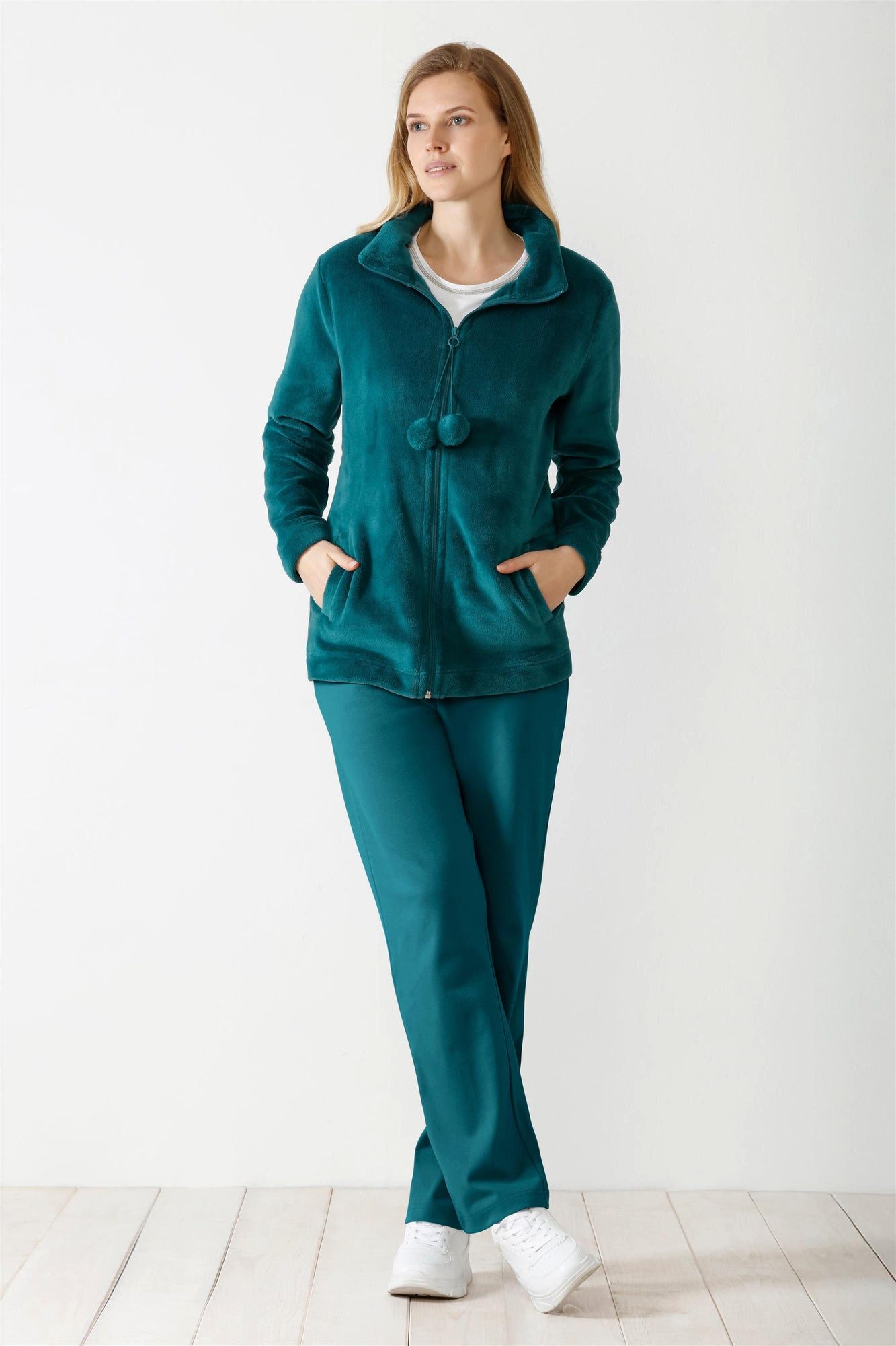 Hajo Hausanzug Damen Home Hausanzug Nicki Fleece