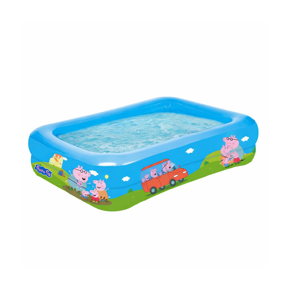 Happy People Planschbecken Family Pool Peppa Pig 200x150x50cm, Lizenzmotiv Peppa Pig