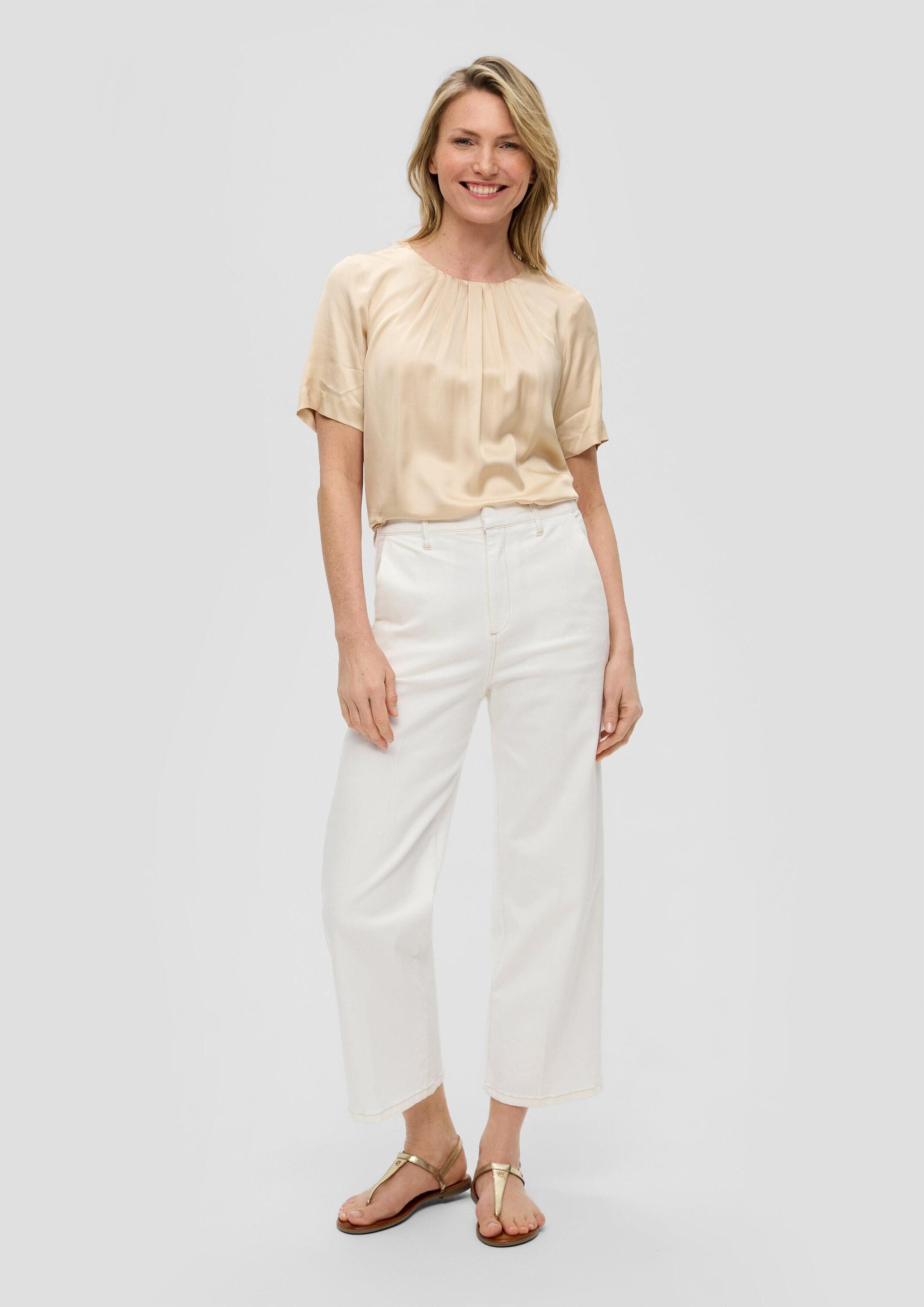 s.Oliver Weite Jeans Jeans-Hose SURI Jeans Suri/ Regular Fit / High Rie / W günstig online kaufen
