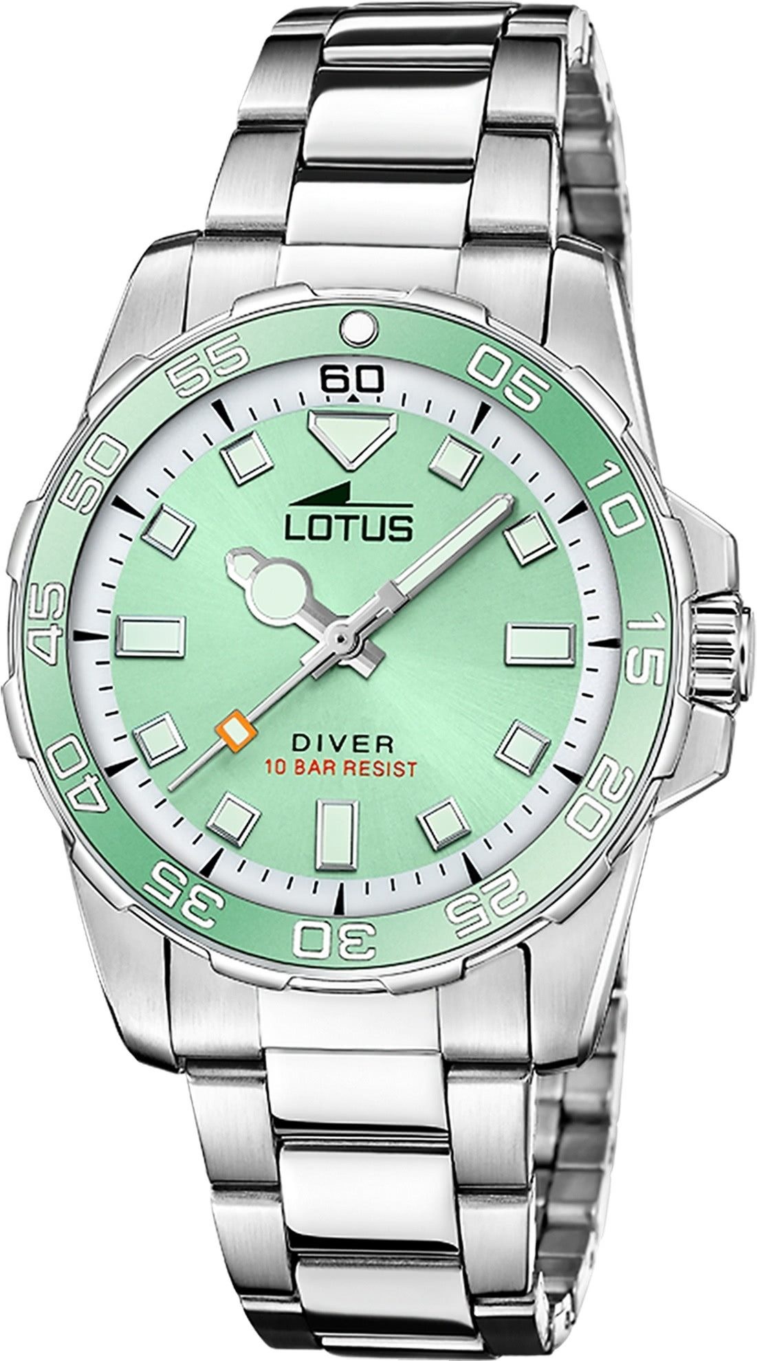 Chronograph Lotus Damenuhr Edelstahl silber Lotus