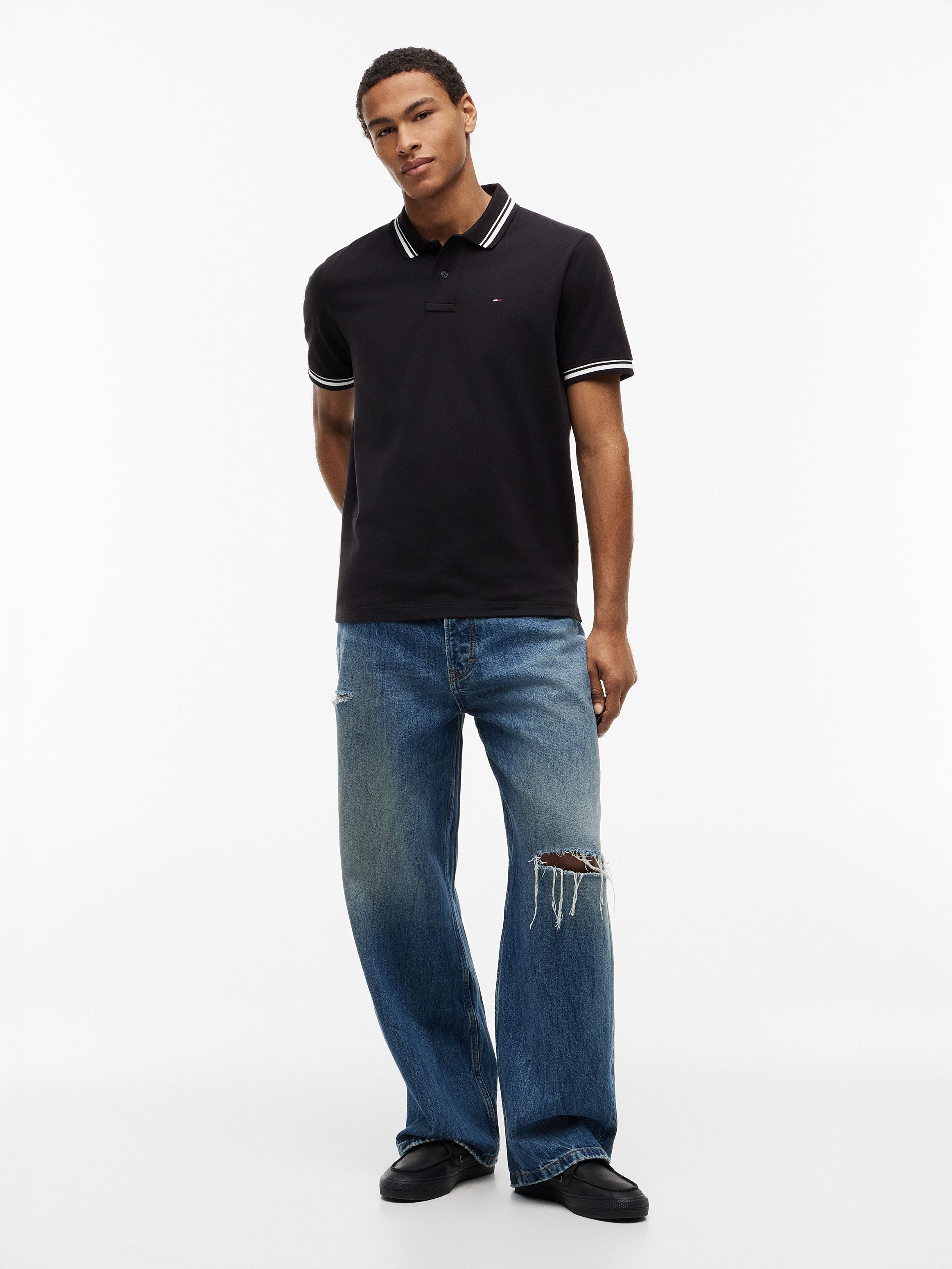 Tommy Jeans Poloshirt TJM REGULAR TIPPED Regular fit mit Polokragen – Bild 4 von 5