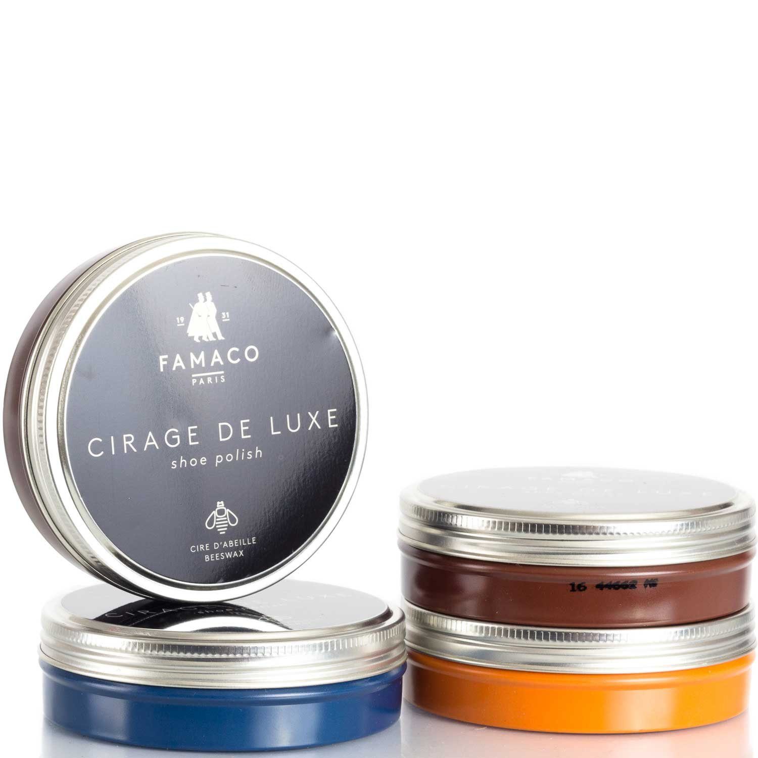 Hebold Schuhputzbürste Hebold Schuhpflegeset 50 ml mit Baumwollbeutel und Schuhwachs