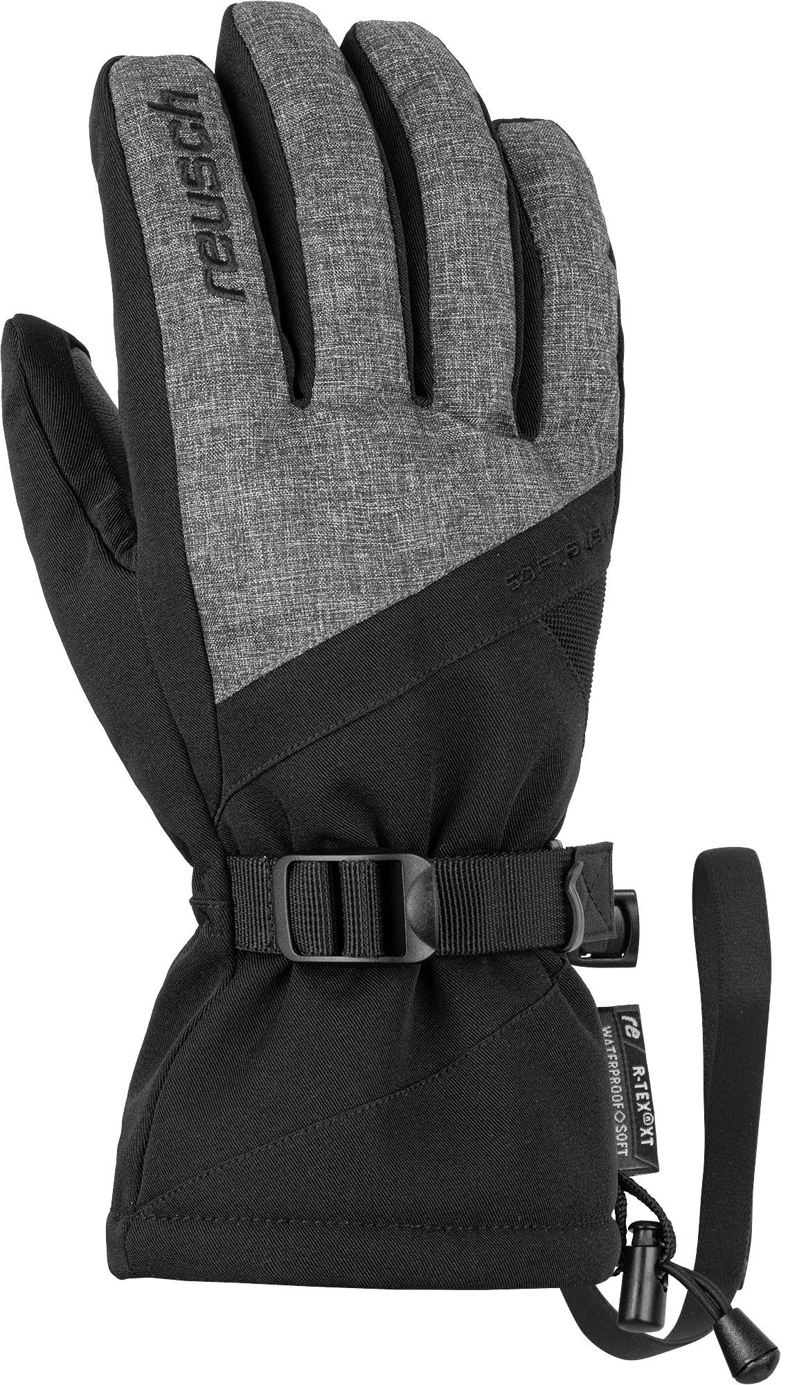 Outset mit XT Skihandschuhe Handgelenksschlaufe R-TEX schwarz-grau Reusch elastischer